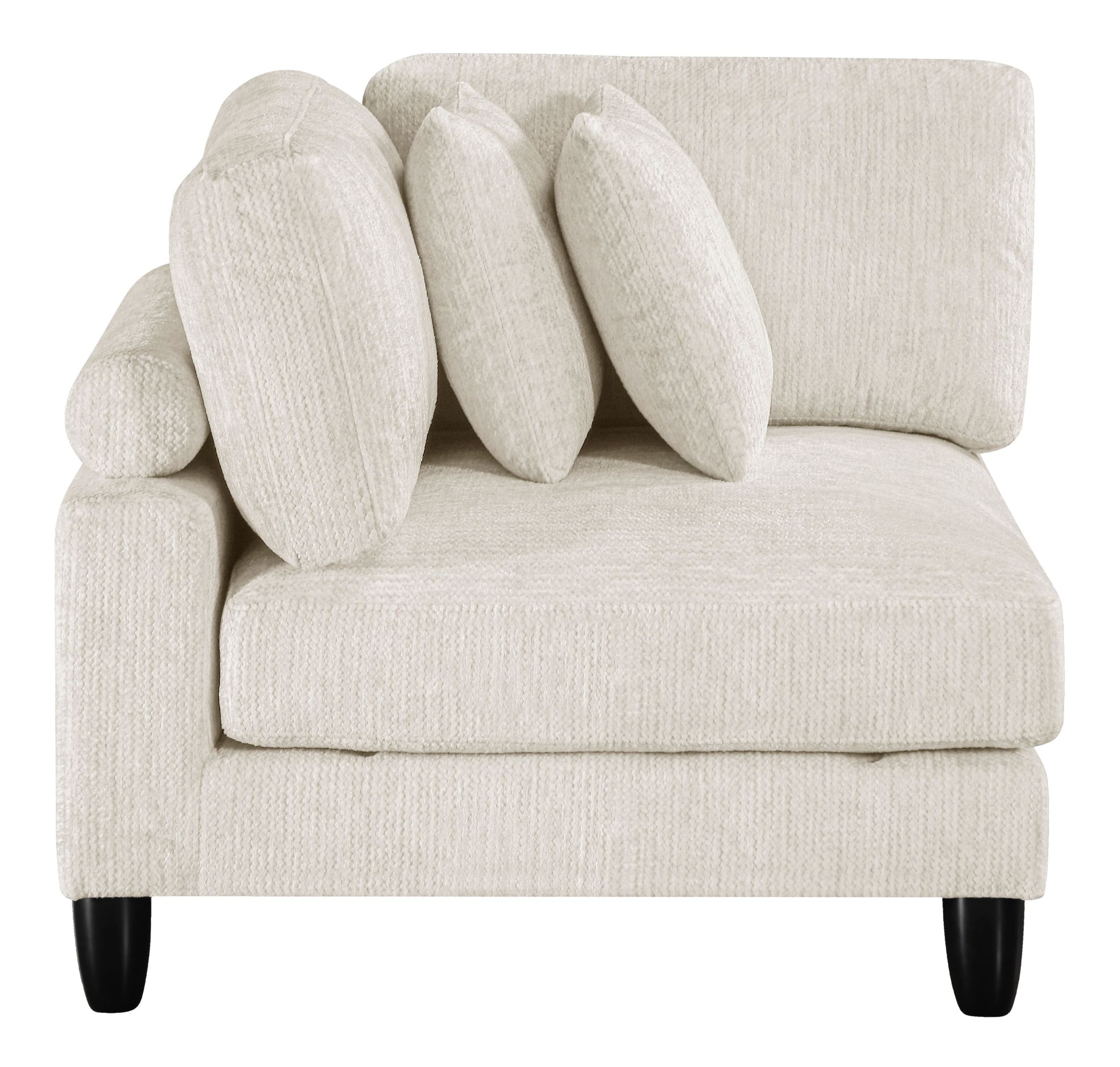 Robstown U-Shaped Microfiber 6‑Piece Modular Sectional with Ottomans