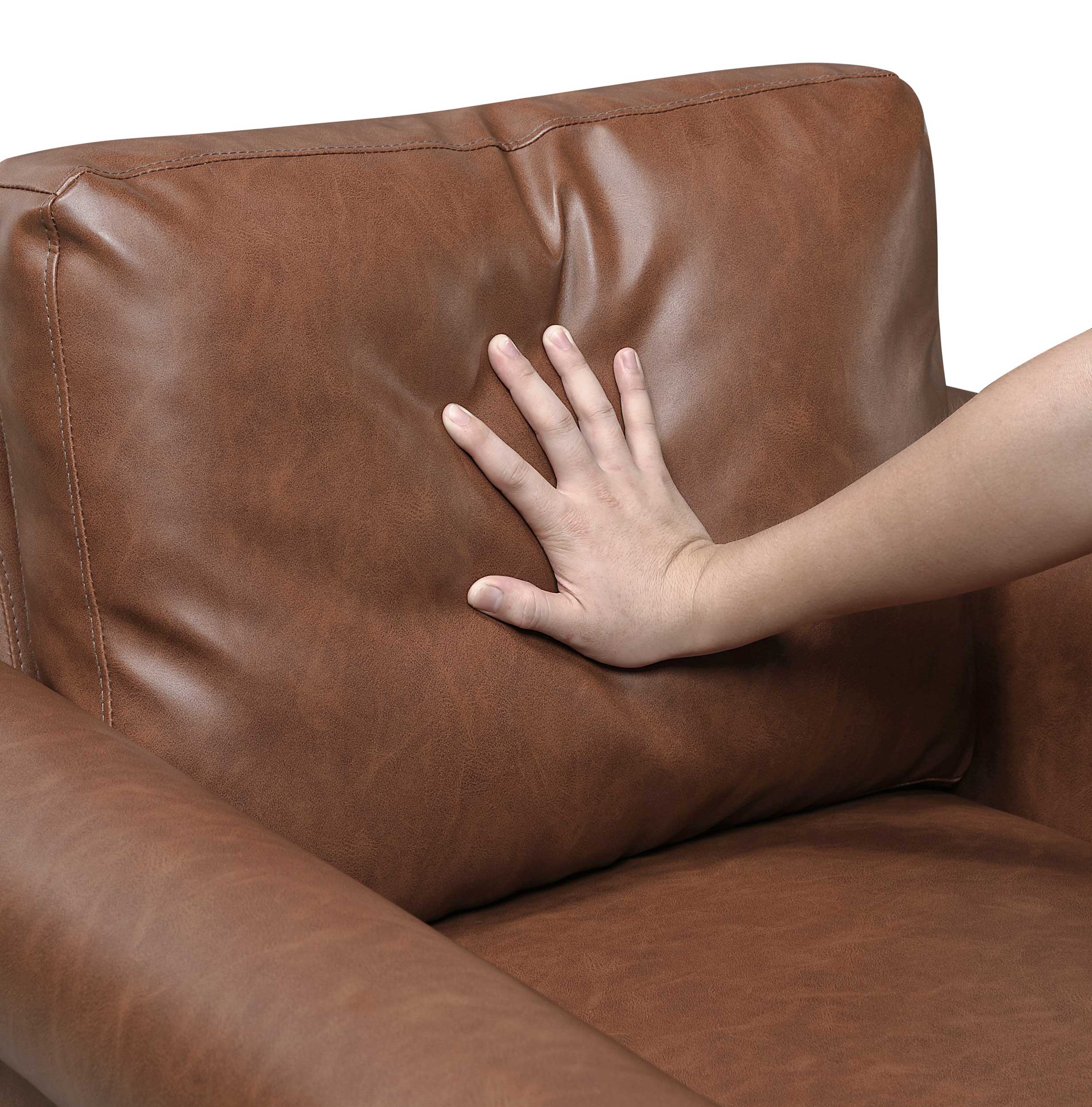 Hector Faux Leather Sofa
