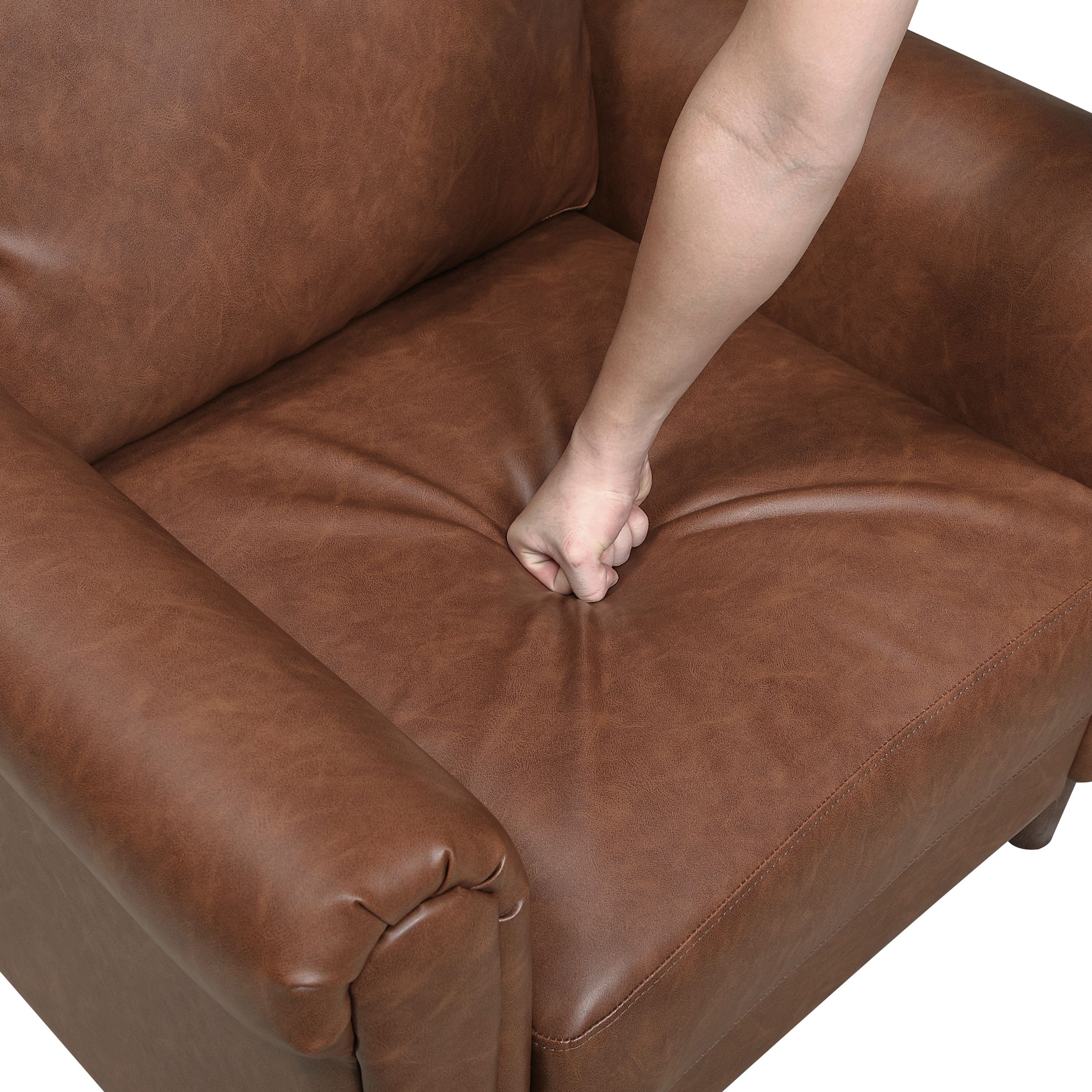 Hector Faux Leather Living Room Set