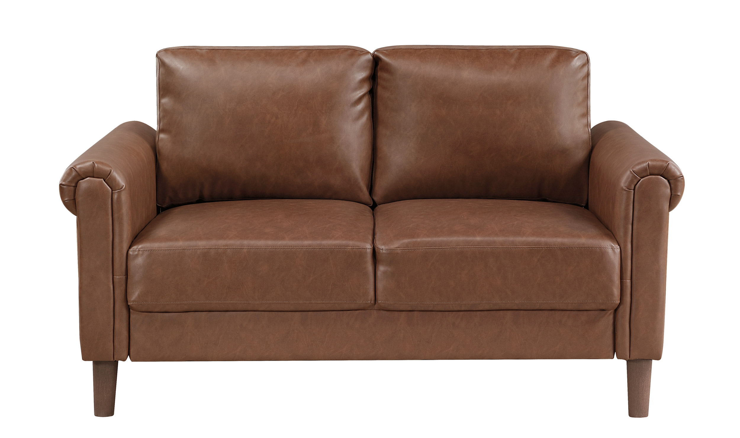 Hector Faux Leather Loveseat
