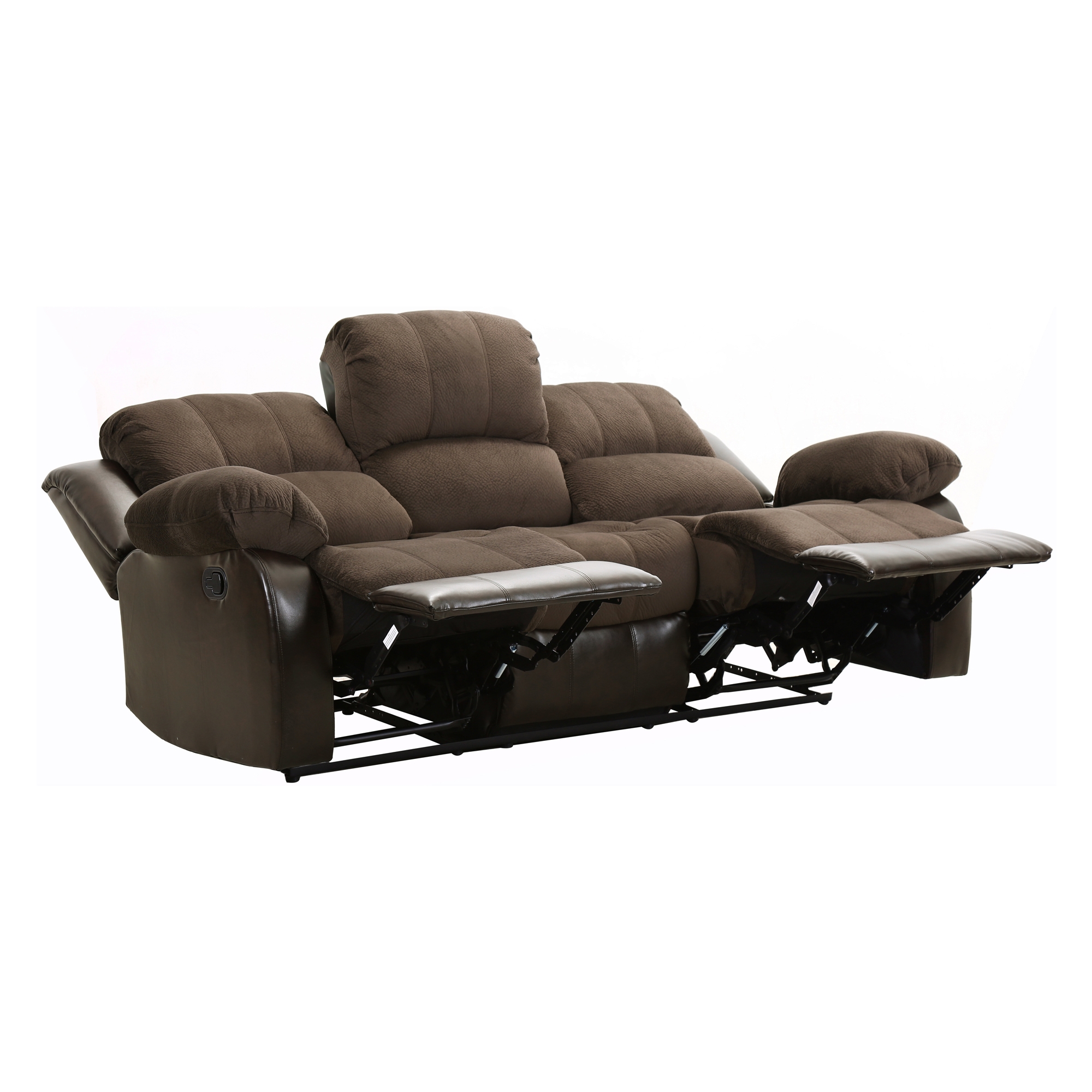 Cranley Faux Leather/Microfiber Reclining Sofa