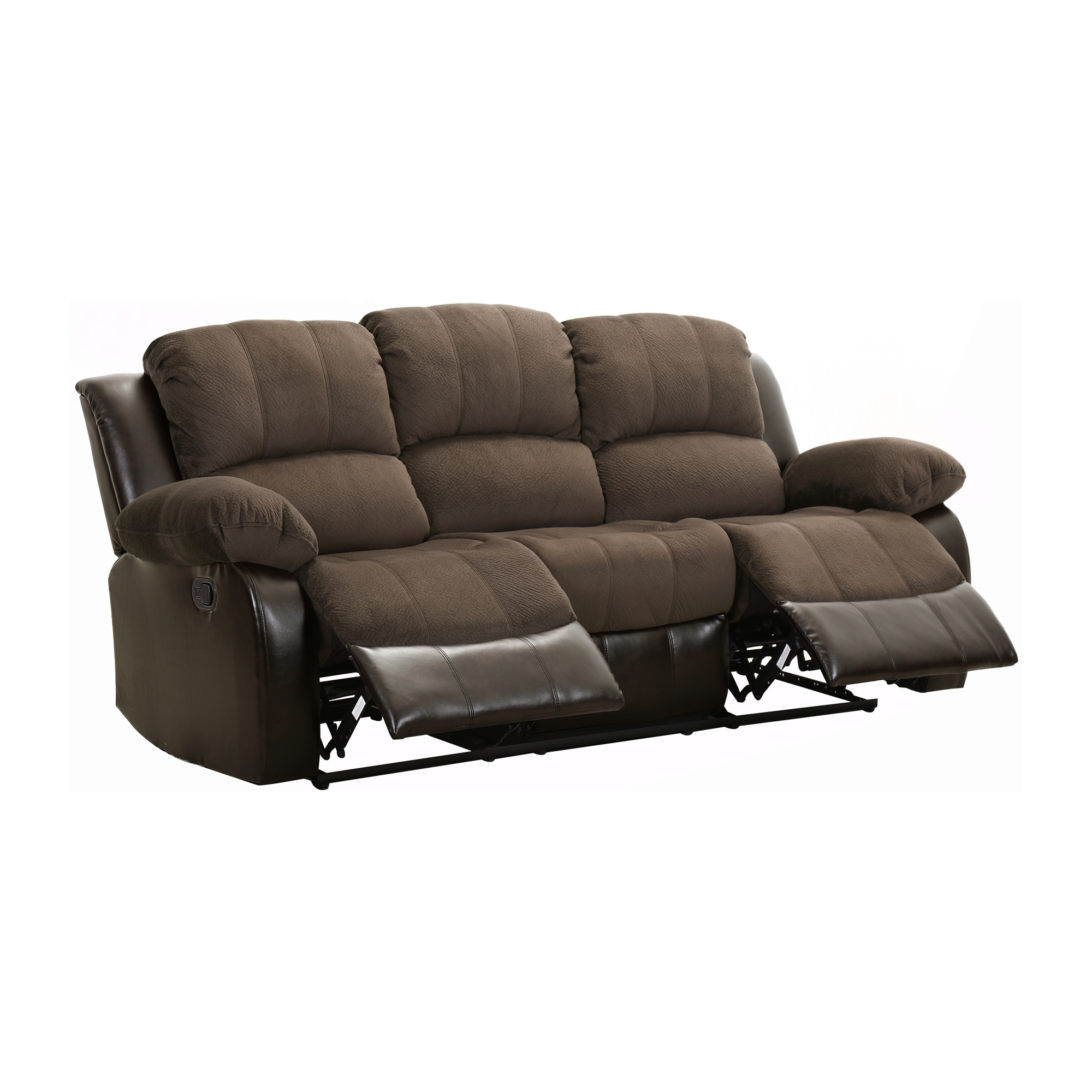 Cranley Faux Leather/Microfiber Reclining Sofa