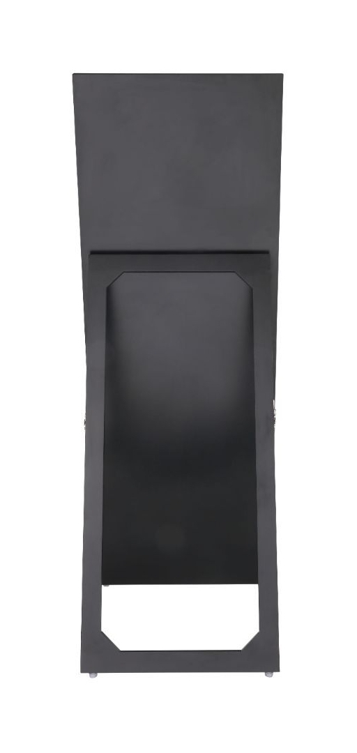 Nysa 97025 Mirrored/Faux Crystals Accent Floor Mirror