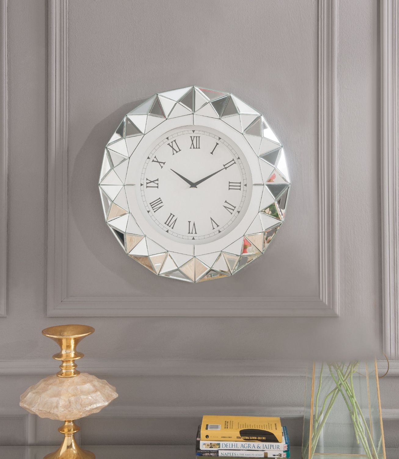 Nyoka 97046 Mirrored Wall Clock