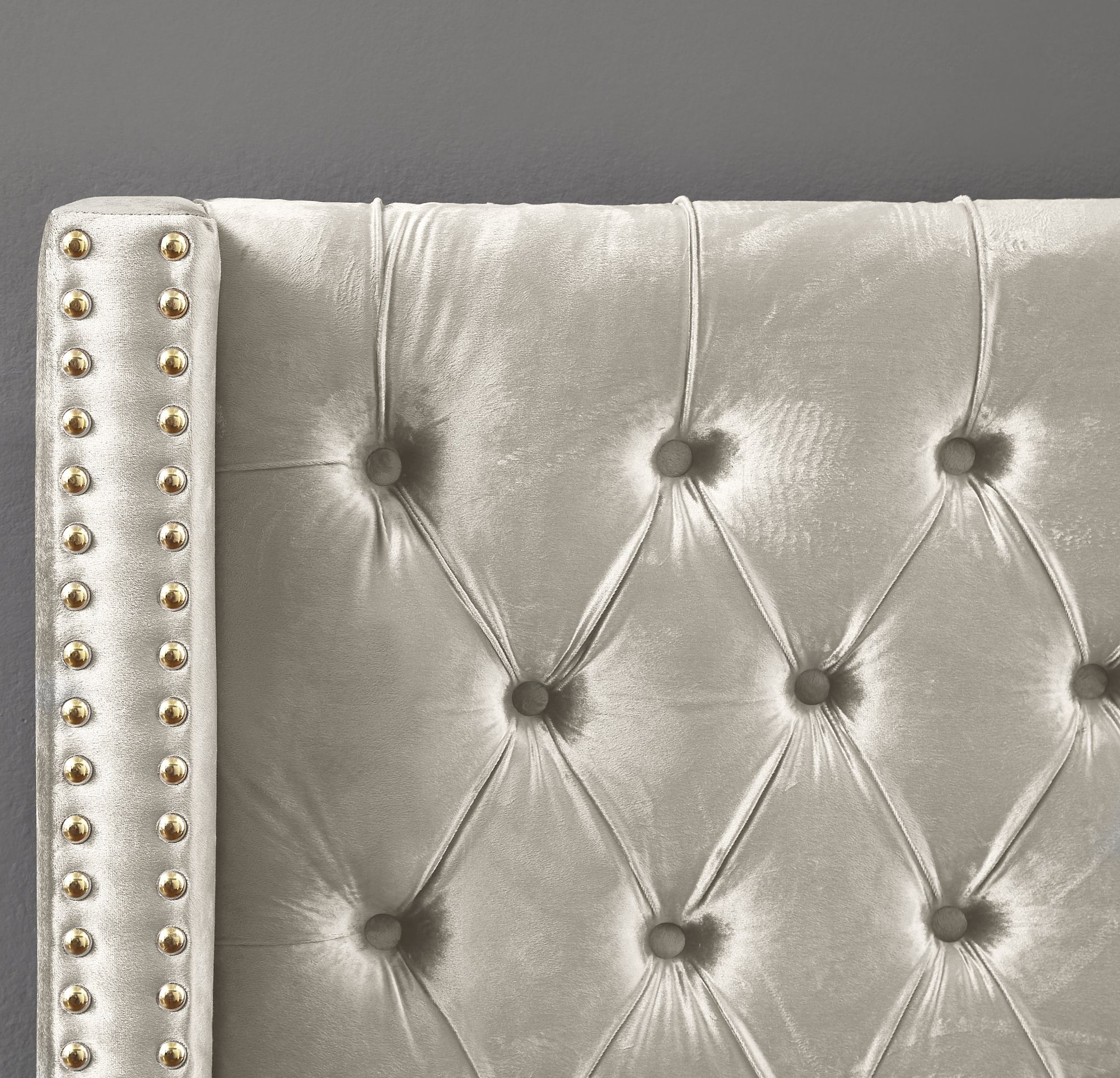 Barolo Velvet King Size Bed