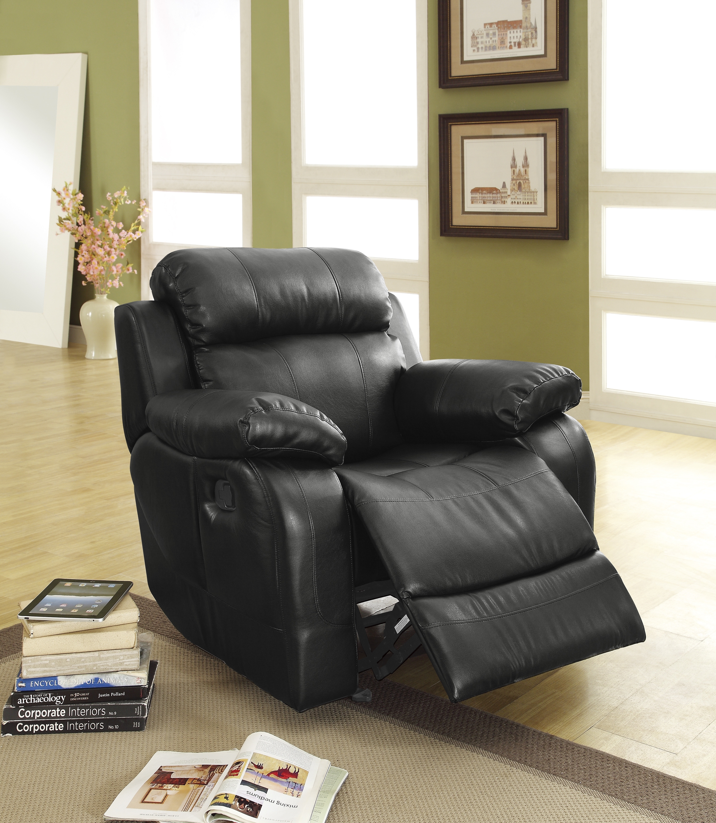 Marille Leatherette Reclining Living Room Set