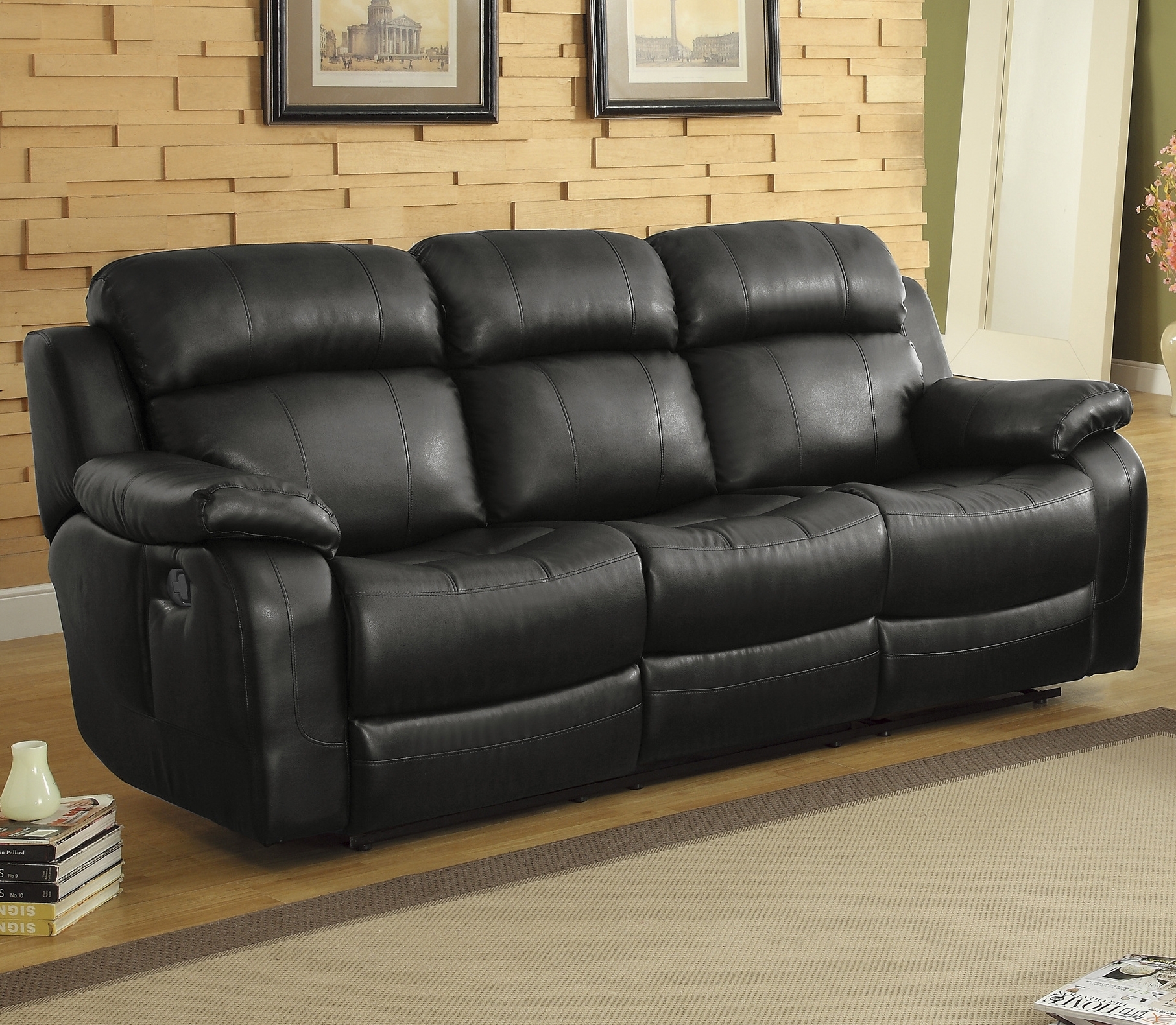 Marille Leatherette Reclining Living Room Set