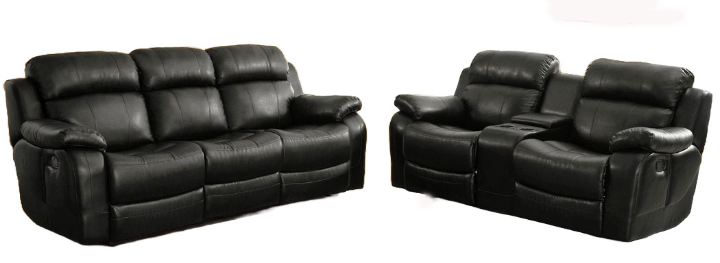 Marille Leatherette Reclining Living Room Set