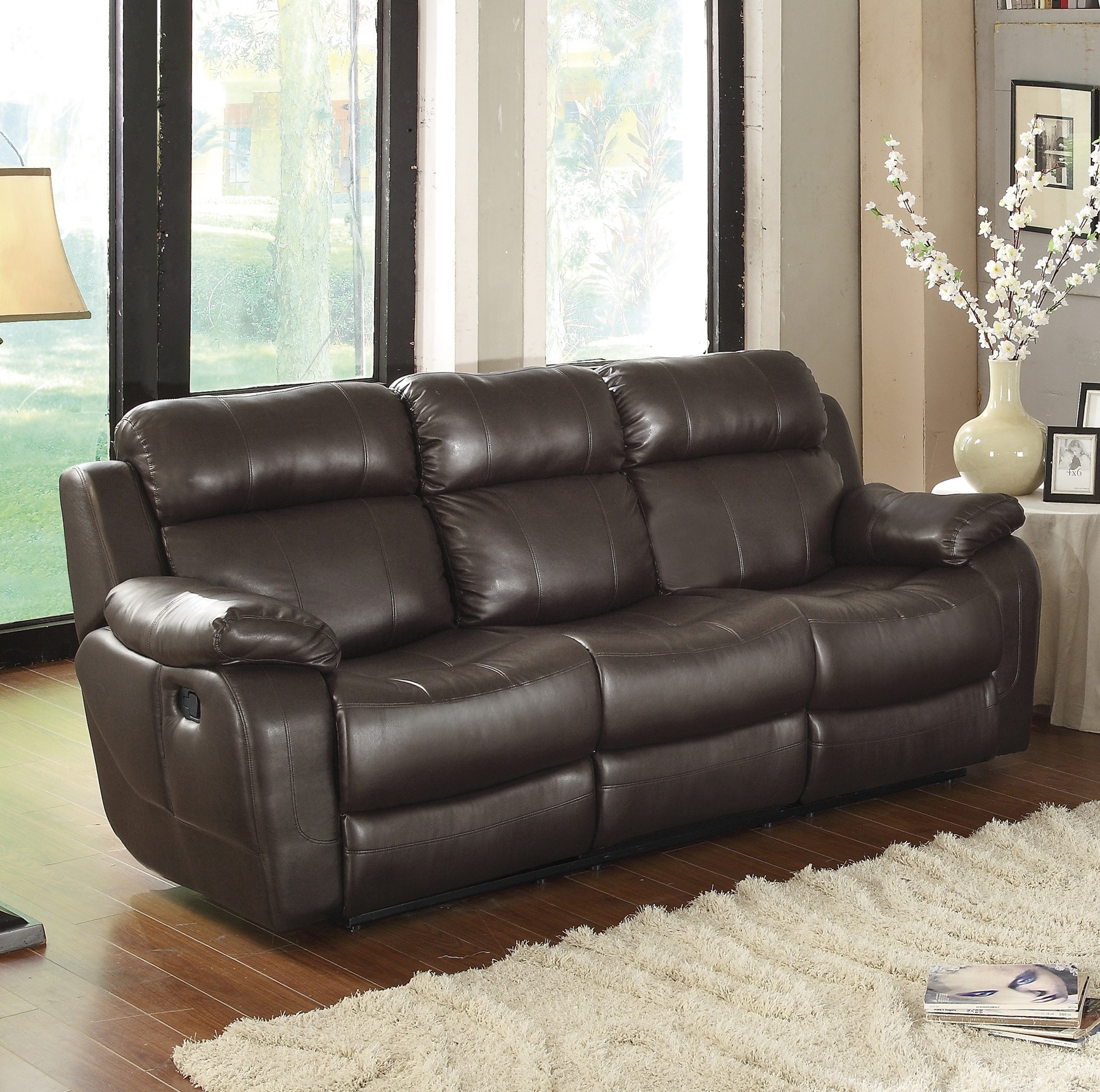 Marille Leatherette Reclining Living Room Set