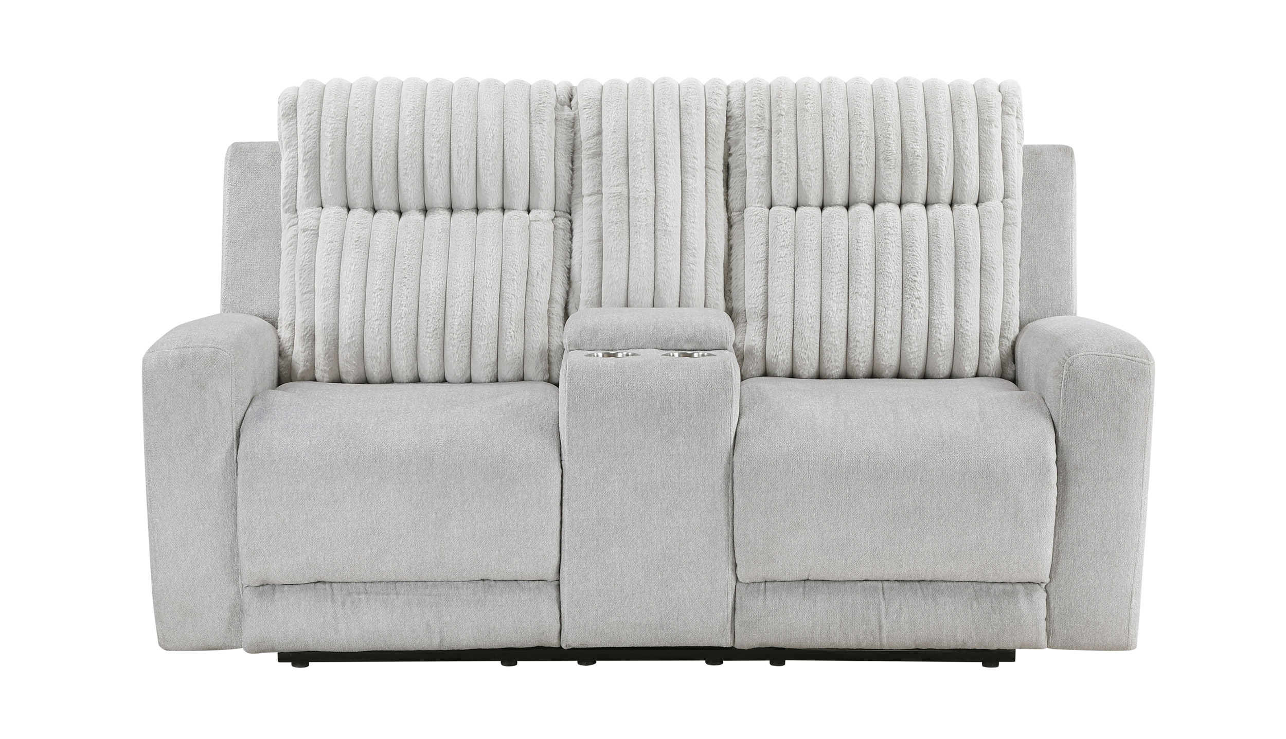 Benton Corduroy Double Reclining Loveseat with Center Console