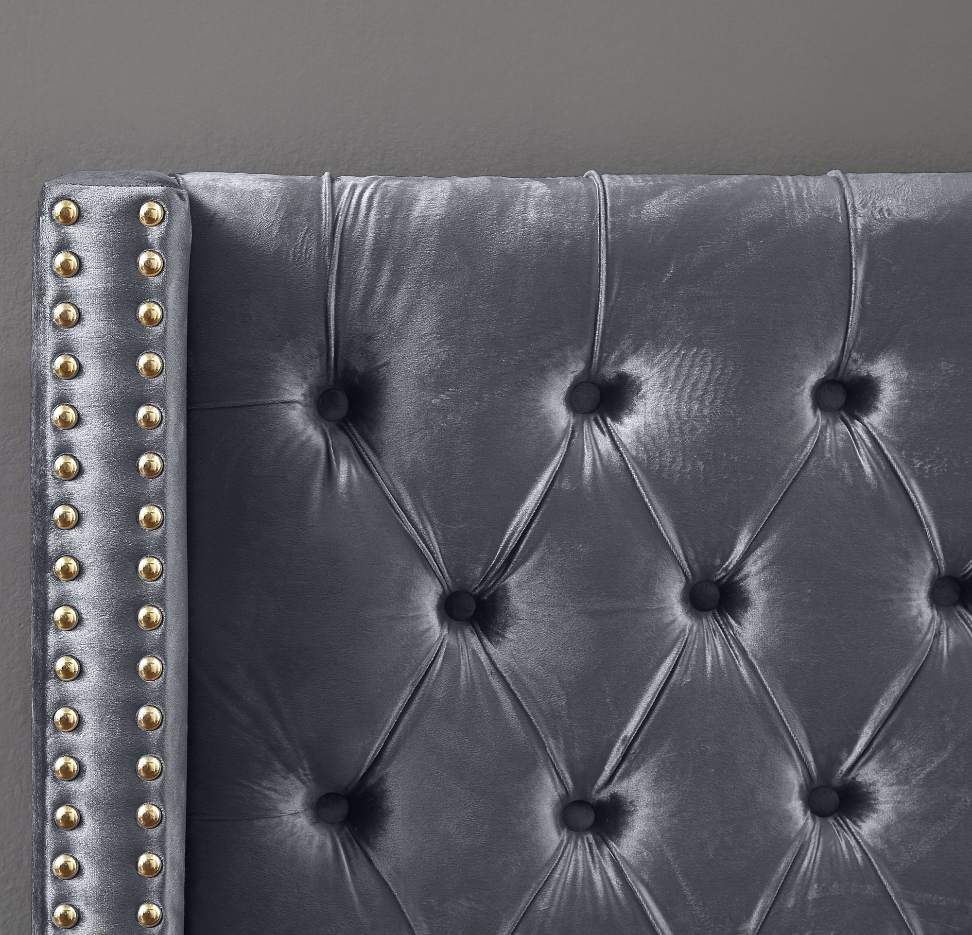 Barolo Velvet Twin Size Bed