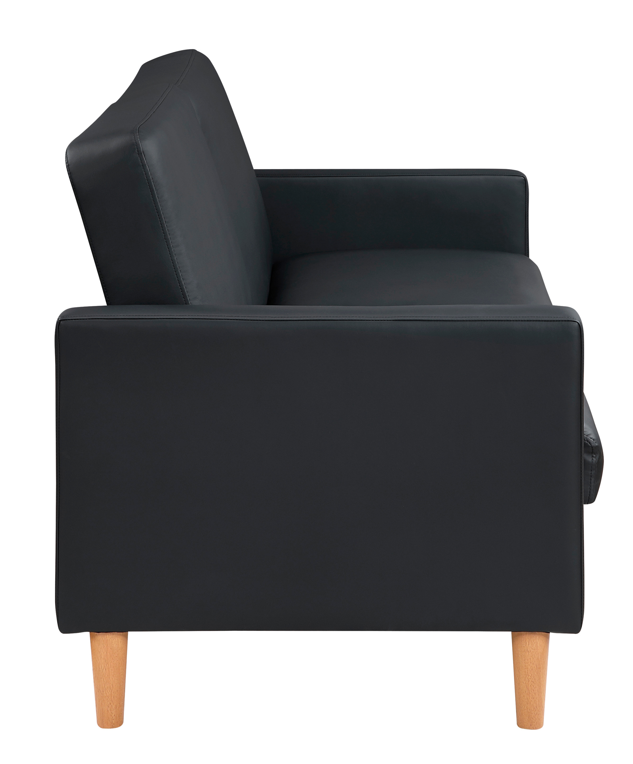 Carlton Faux Leather Convertible Sofa Bed