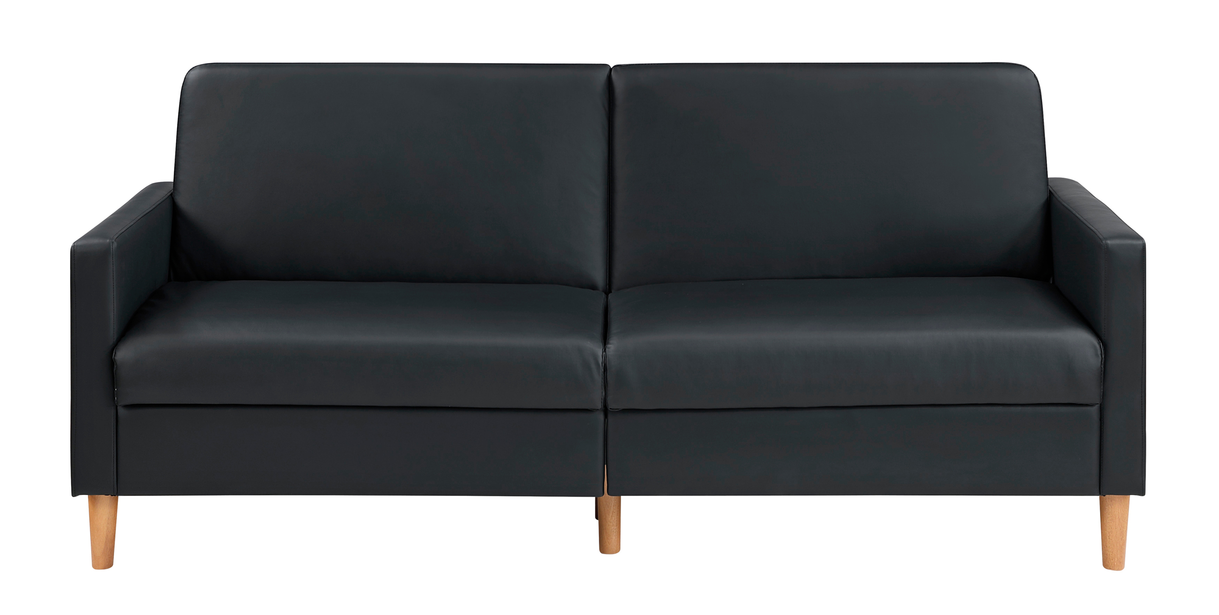 Carlton Faux Leather Convertible Sofa Bed