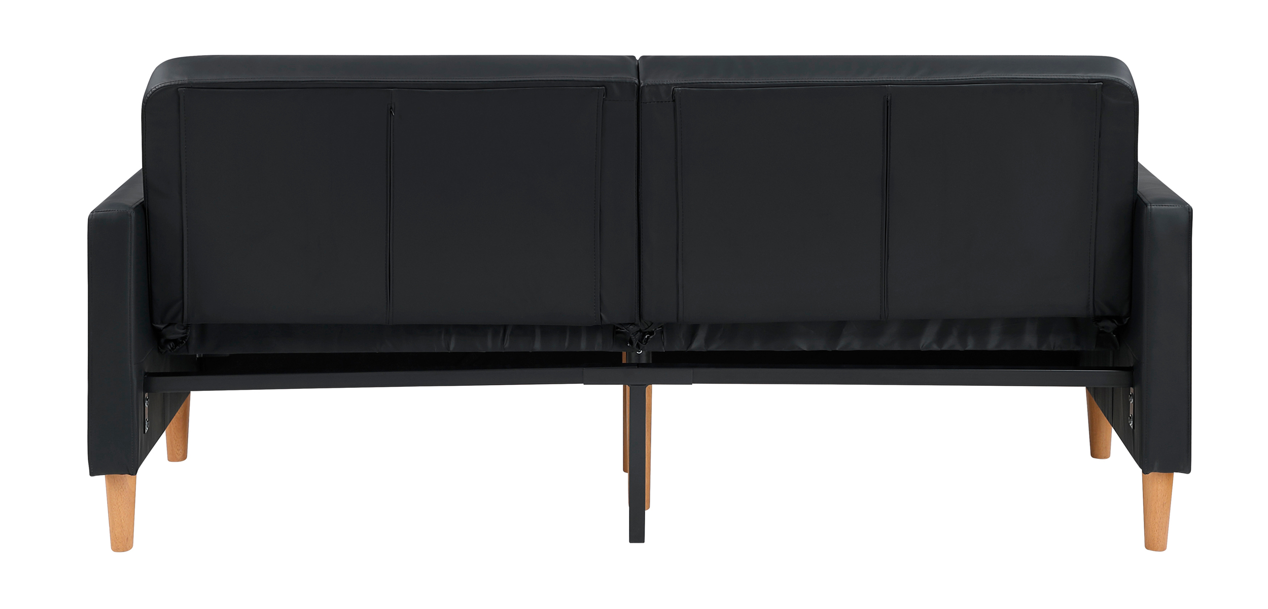Carlton Faux Leather Convertible Sofa Bed
