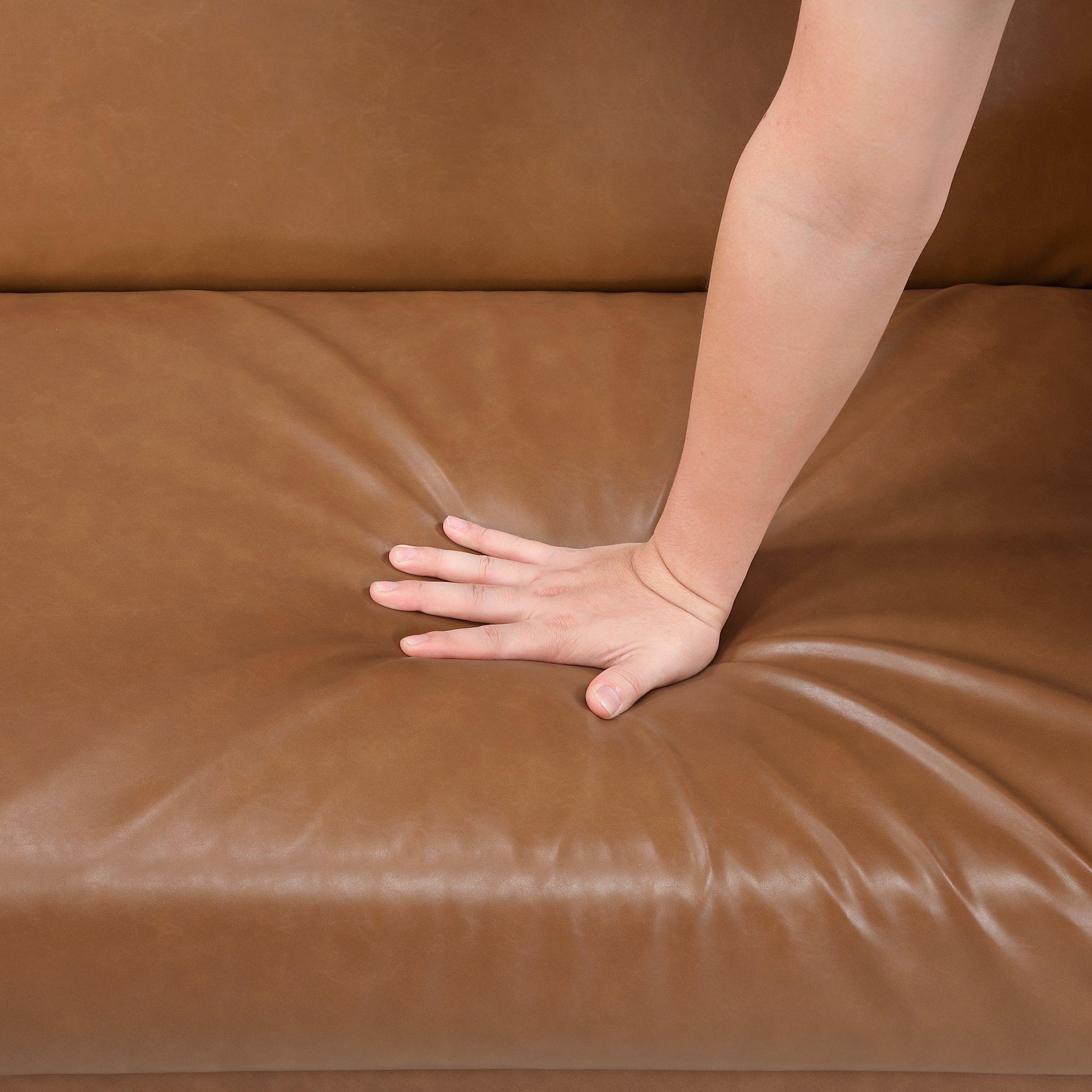 Carlton Faux Leather Convertible Sofa Bed