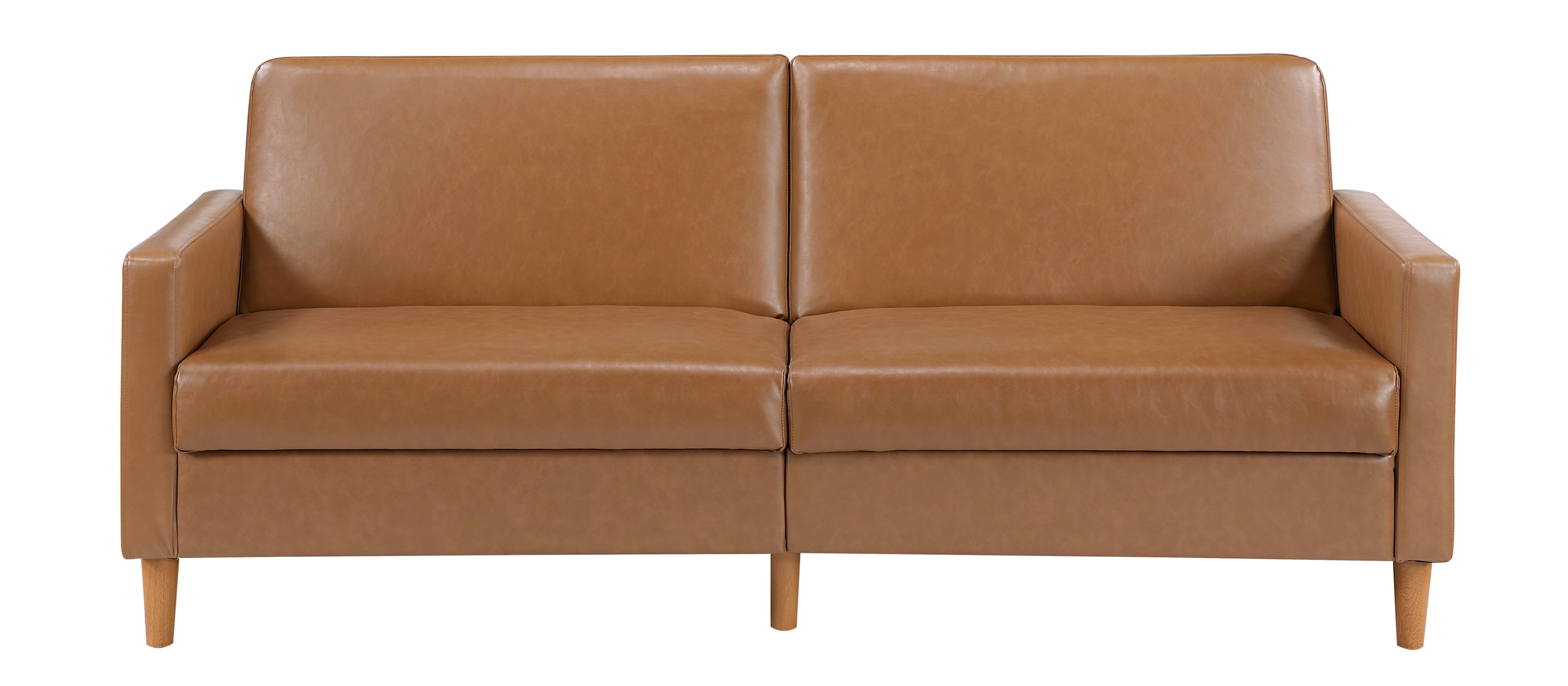 Carlton Faux Leather Convertible Sofa Bed