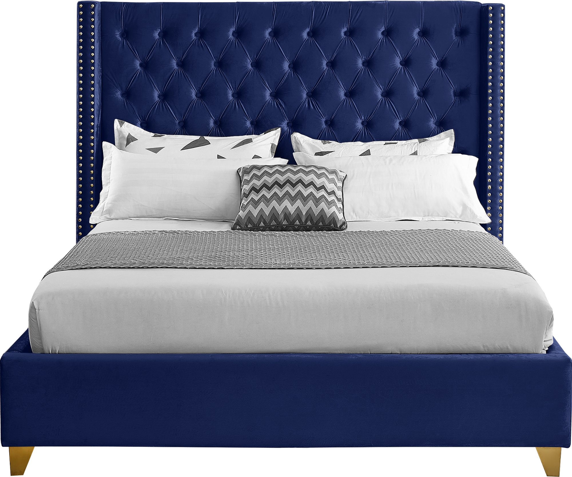 Barolo Velvet Bed