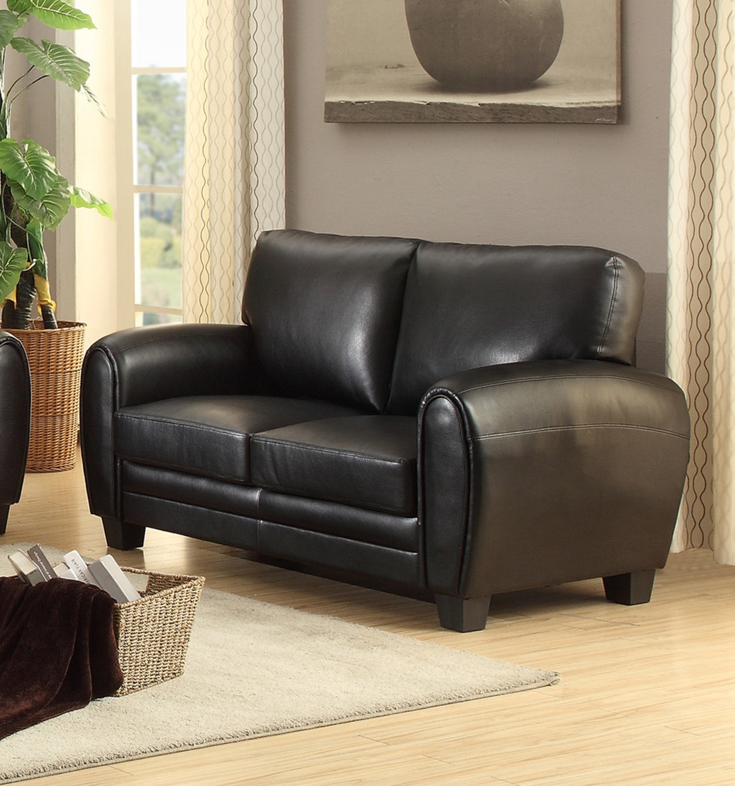 Rubin Microfiber/Leatherette Loveseat