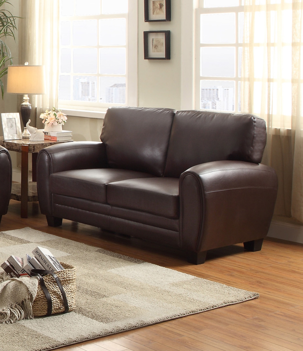 Rubin Microfiber/Leatherette Loveseat