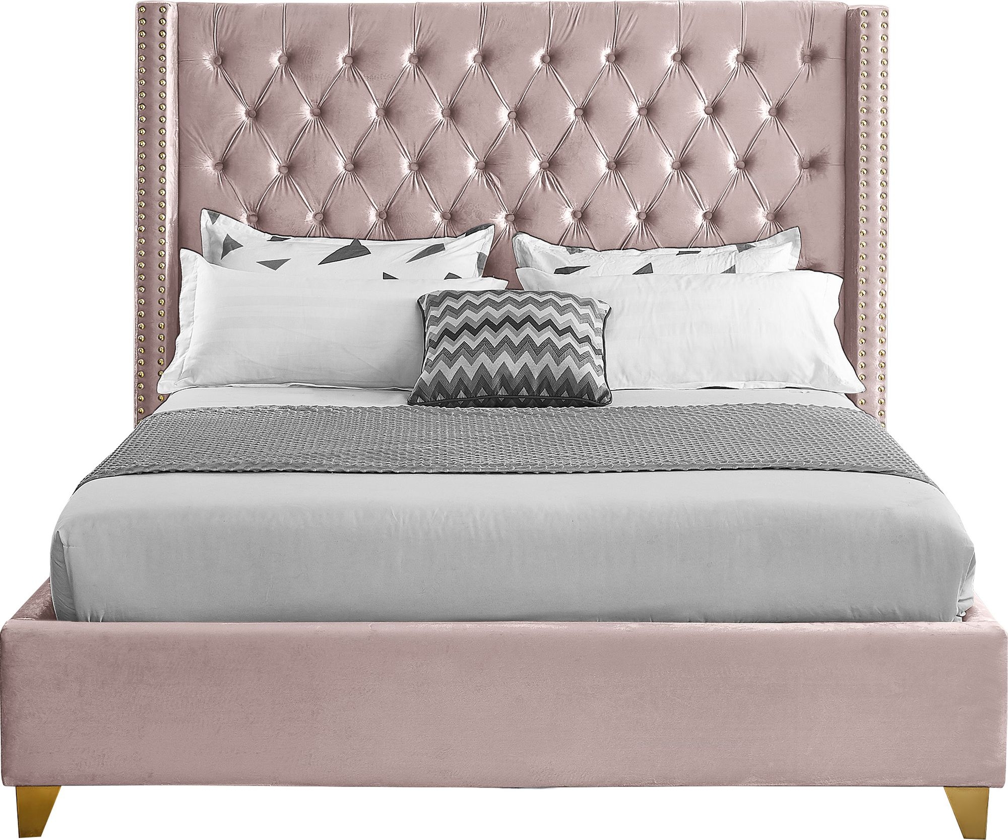 Barolo Velvet Bed