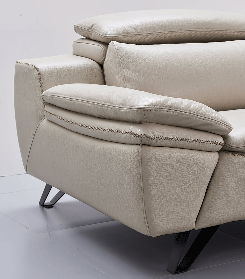 973 Leather/Eco-Leather Loveseat by ESF Furniture