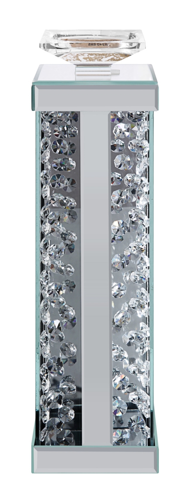 Nysa 97622 Mirrored/Faux Crystals Accent Candleholder