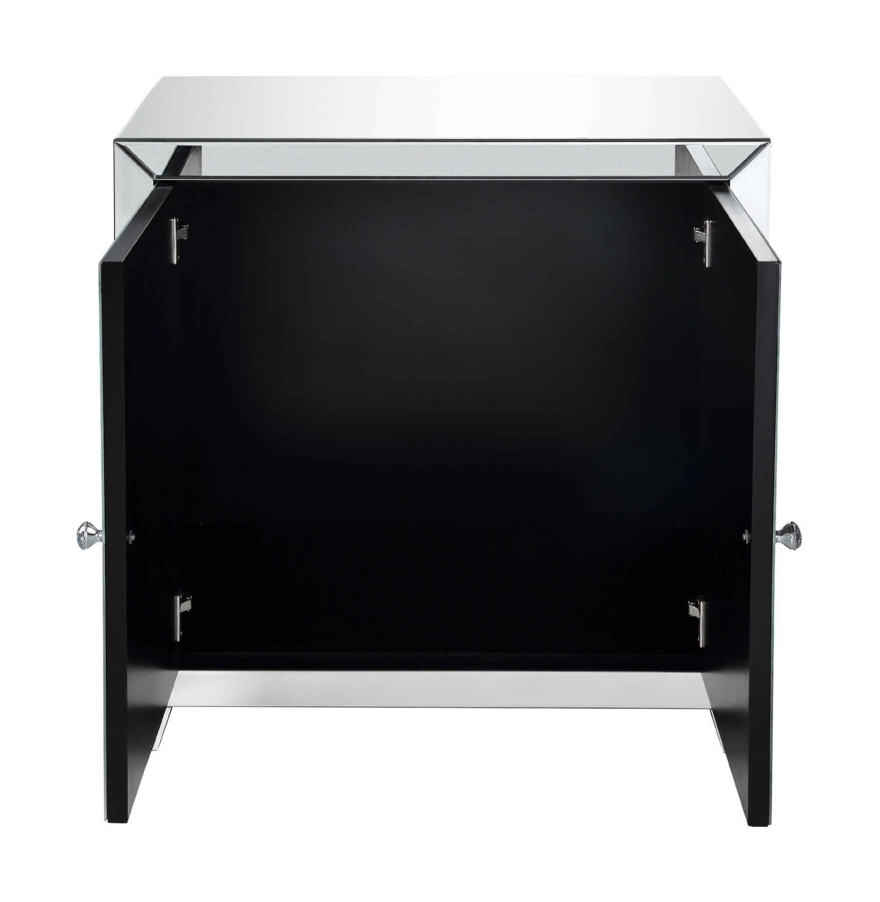 Noralie 97646 Mirrored/Faux Diamonds Console Table