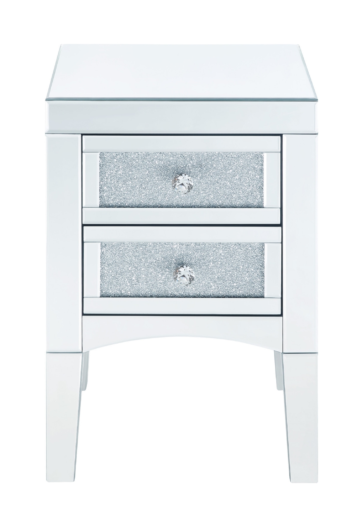 Nowles 97651 Mirrored/Faux Stones Accent Table