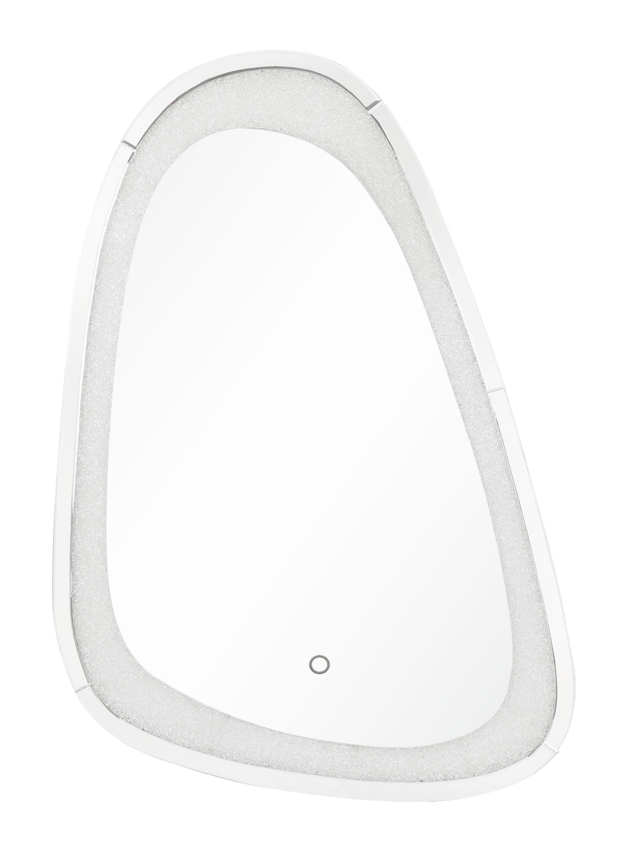Noralie 97708 Mirrored/Faux Diamonds Wall Mirror w/LED Light