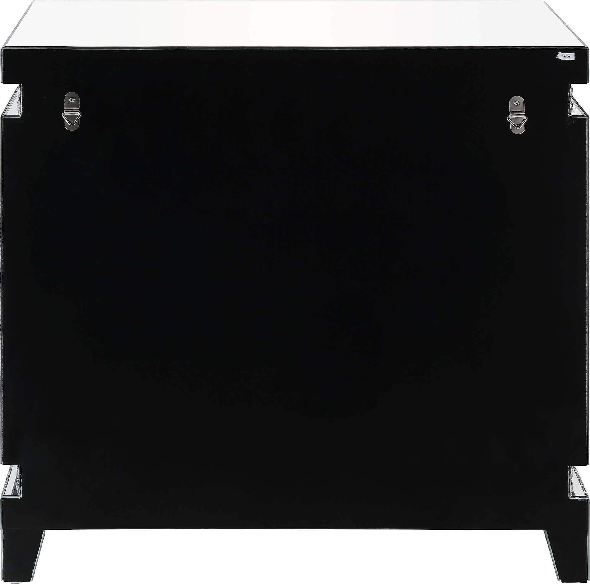Lotus 97811 Mirrored/Faux Crystals Cabinet/Console Table