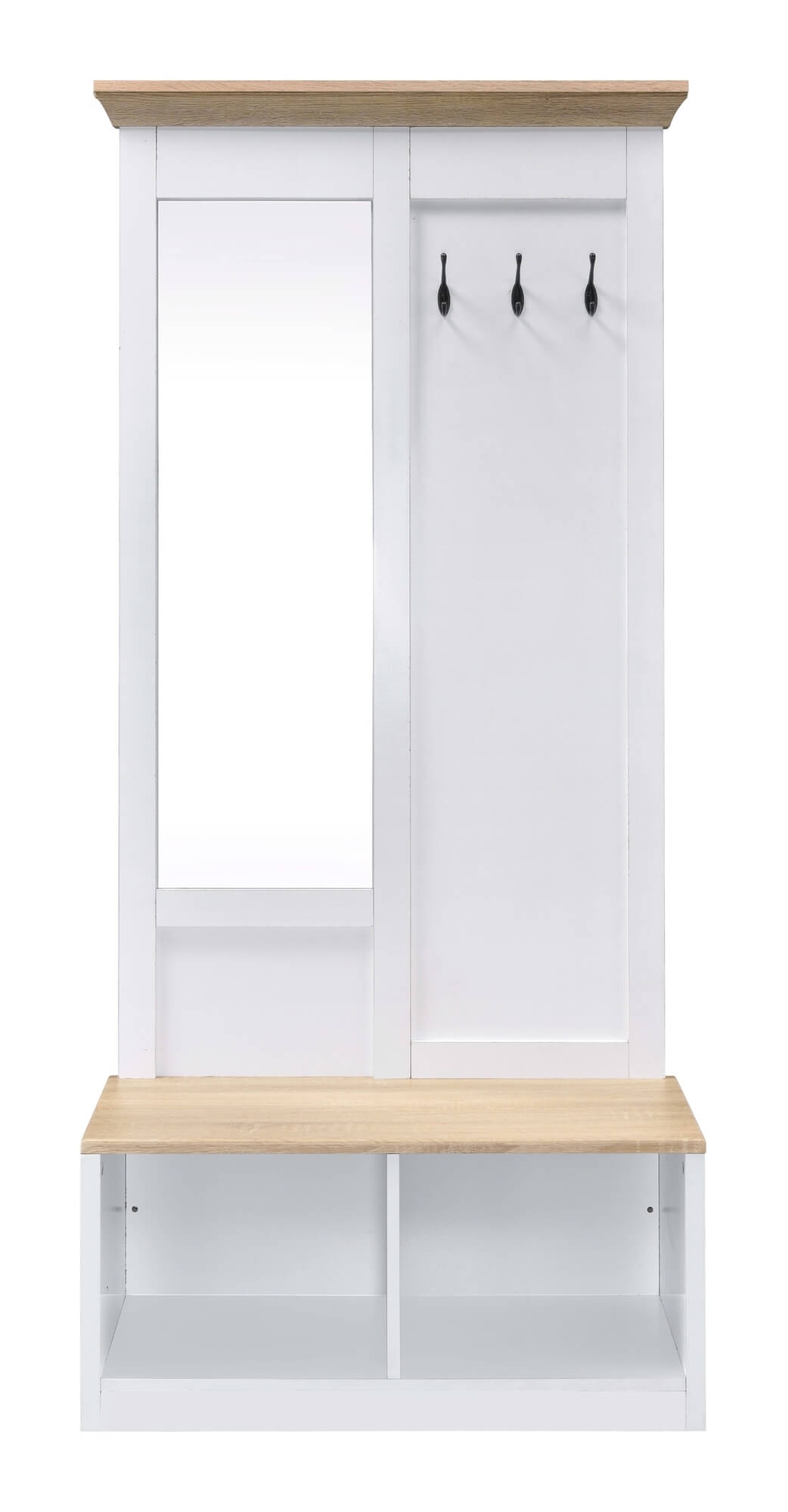 Melati Wood Veneer Hall Tree
