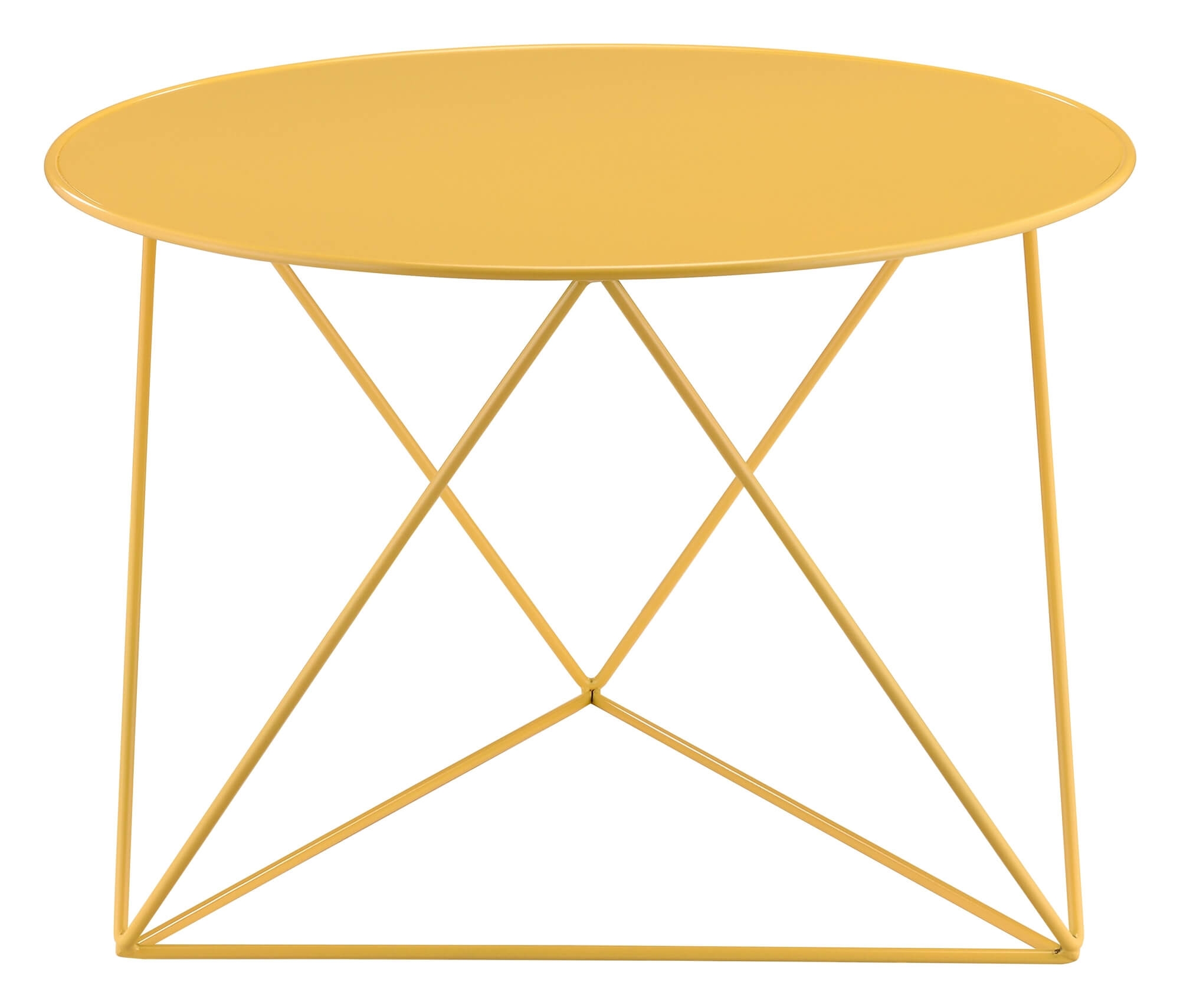 Epidia Metal Round Accent Table