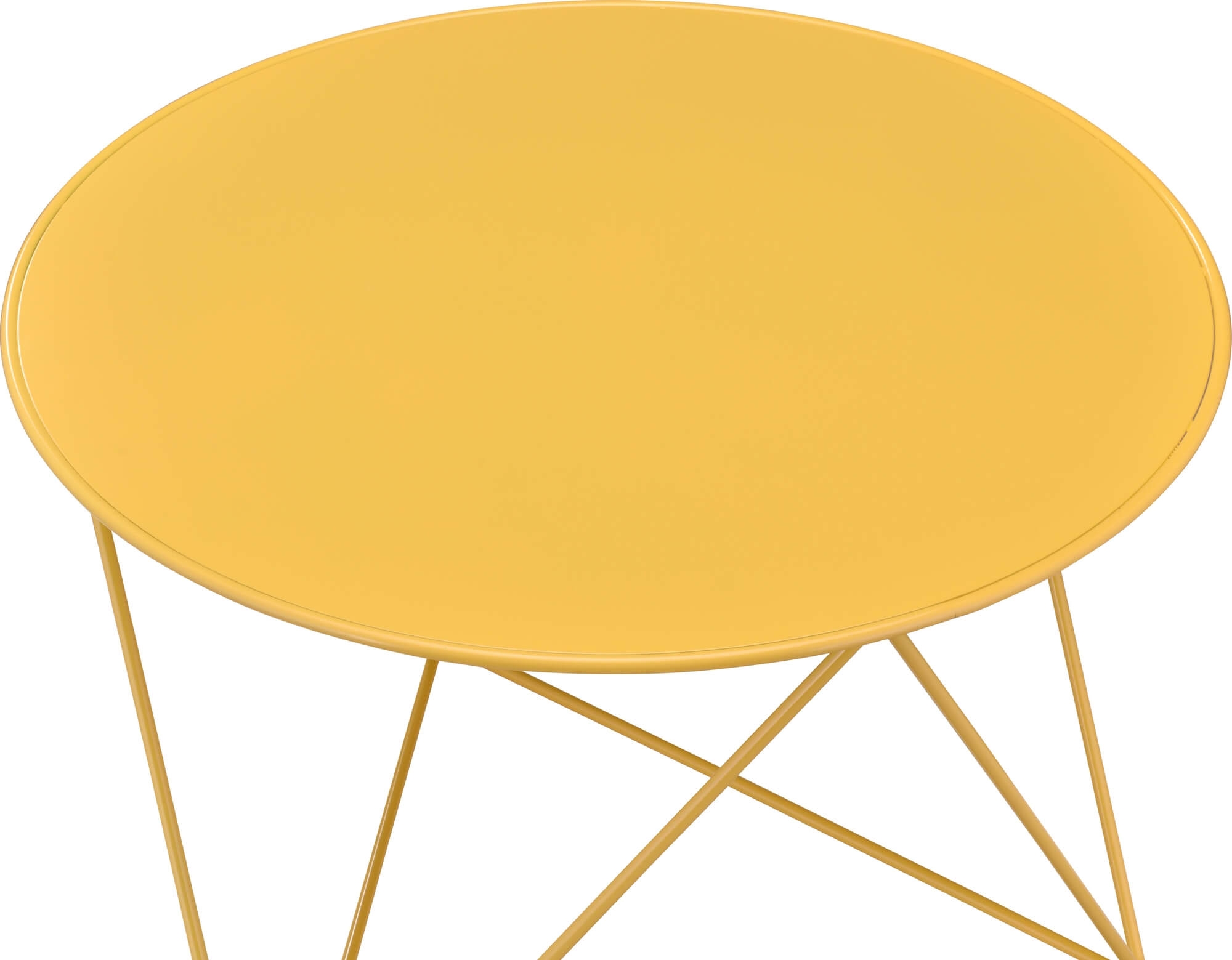 Epidia Metal Round Accent Table