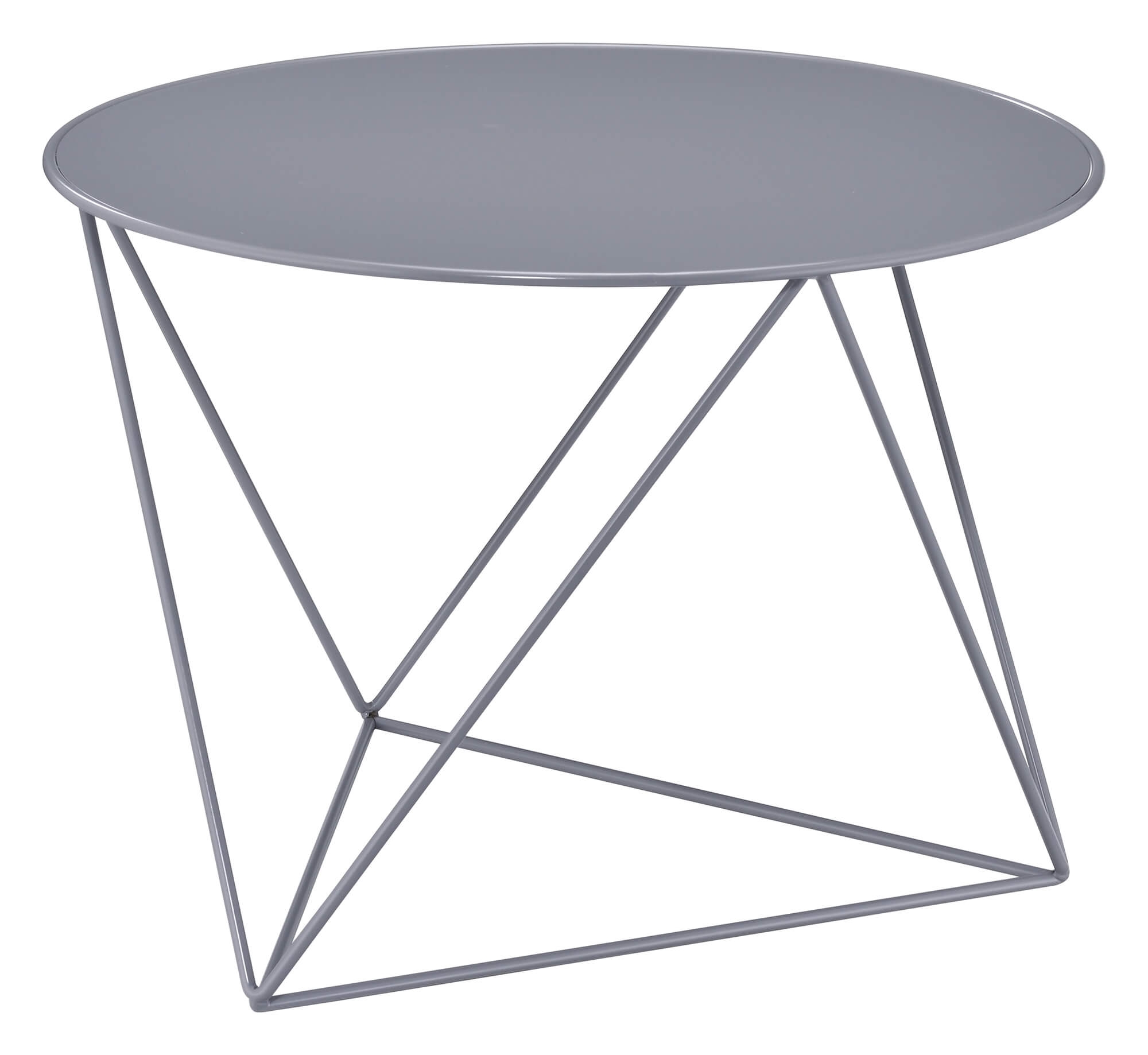 Epidia Metal Round Accent Table