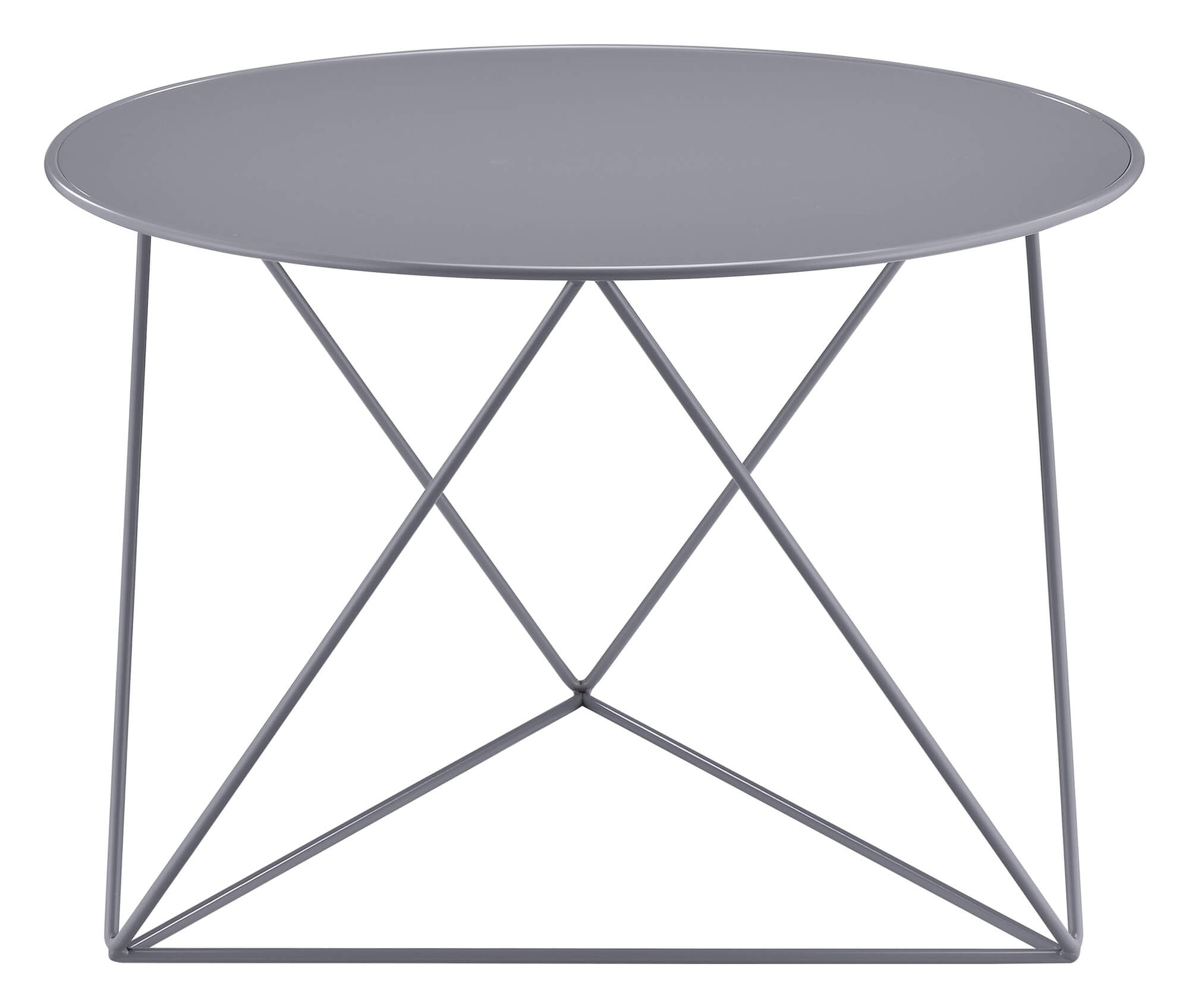 Epidia Metal Round Accent Table