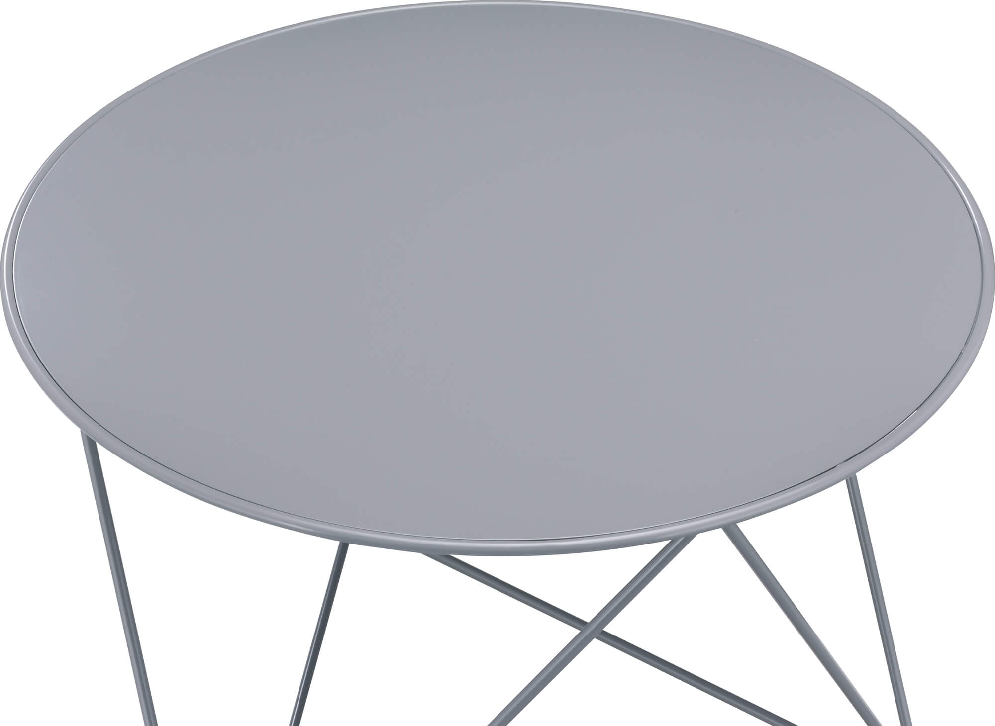 Epidia Metal Round Accent Table