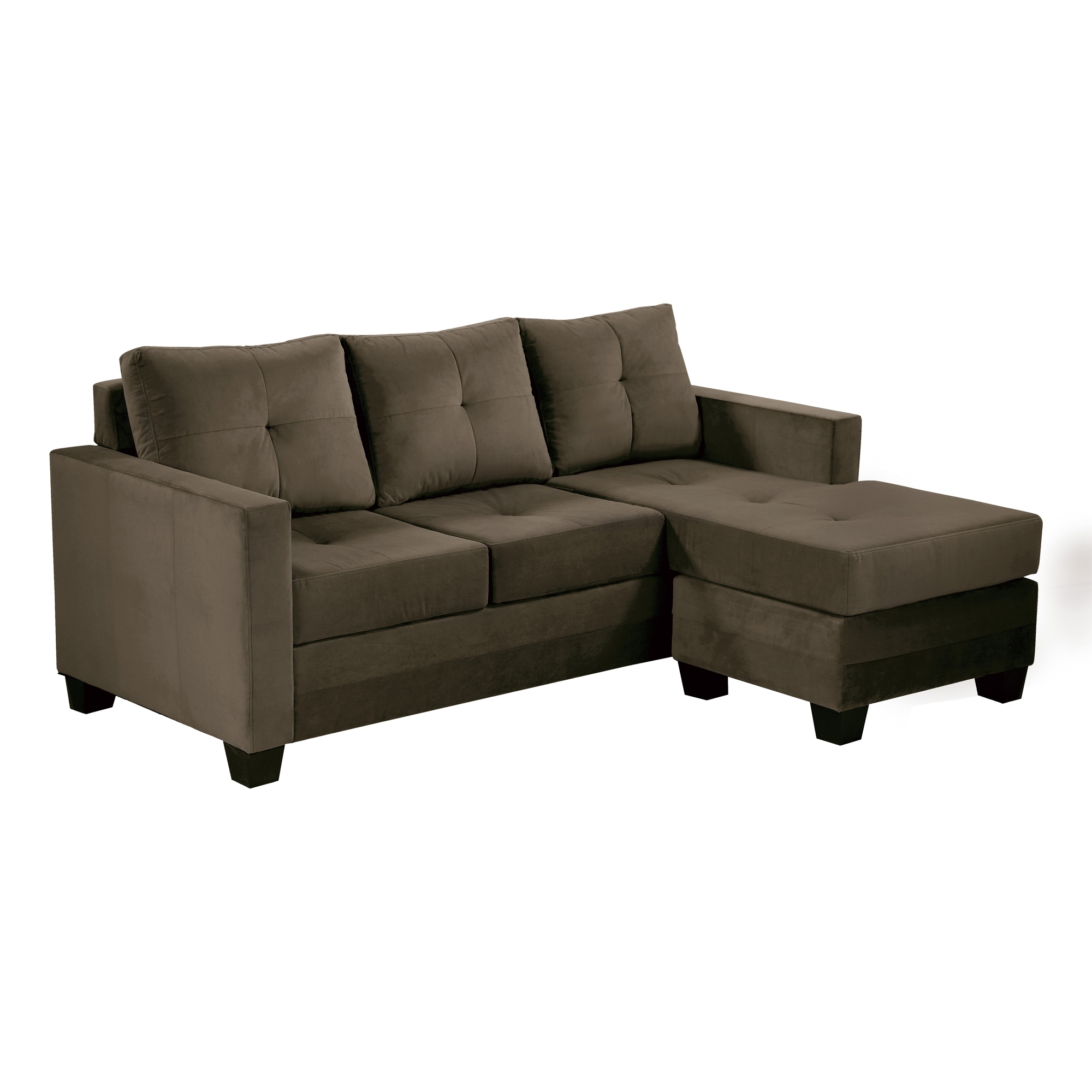 Phelps Polyester Fabric/Wood Sectional Sofa