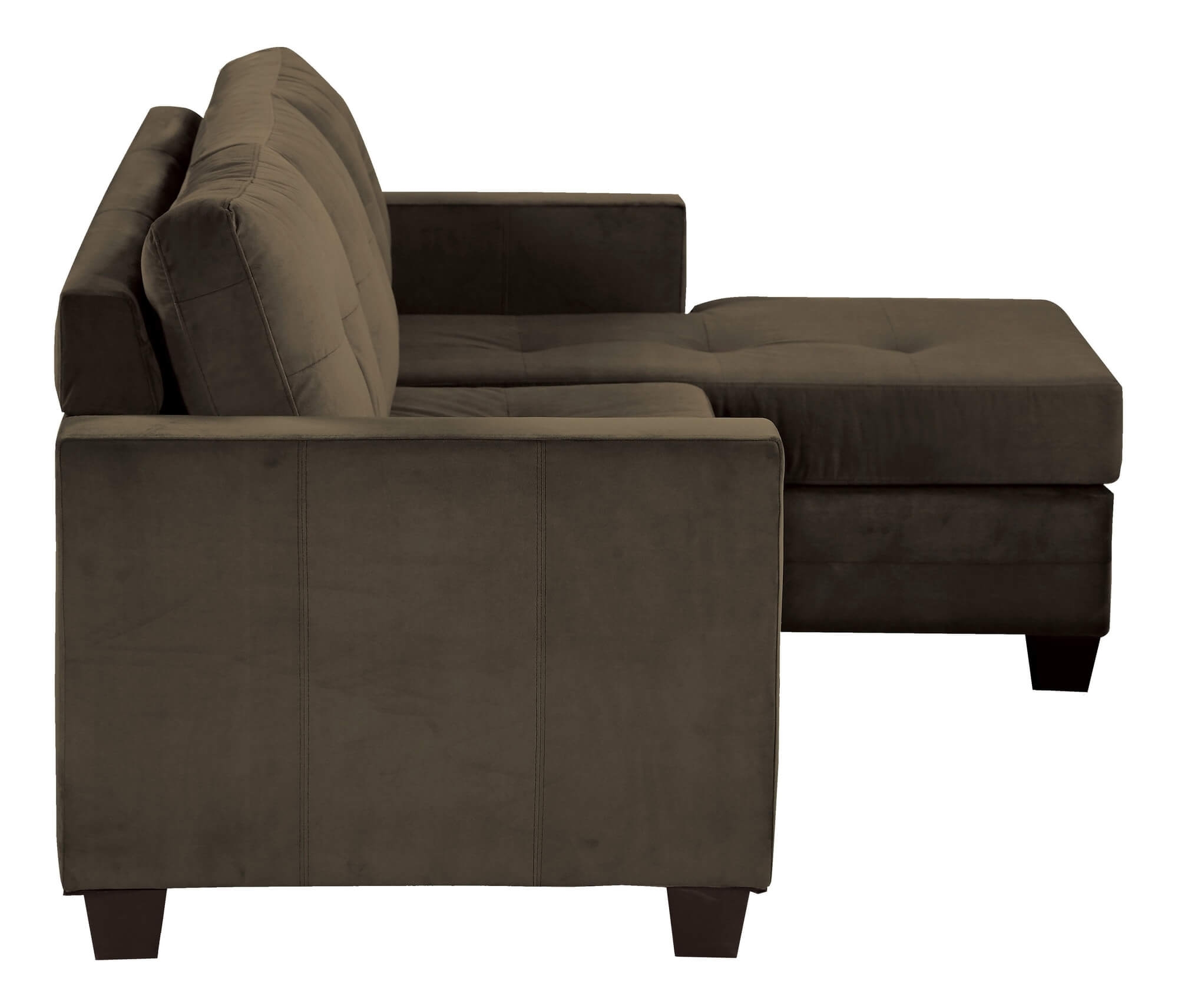 Phelps Microfiber Reversible Sectional