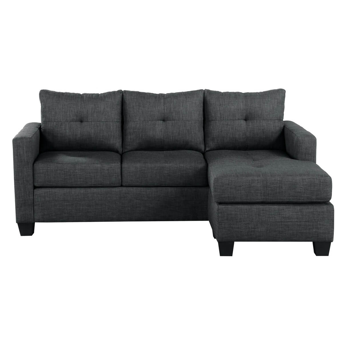 Phelps Polyester Fabric/Wood Sectional Sofa