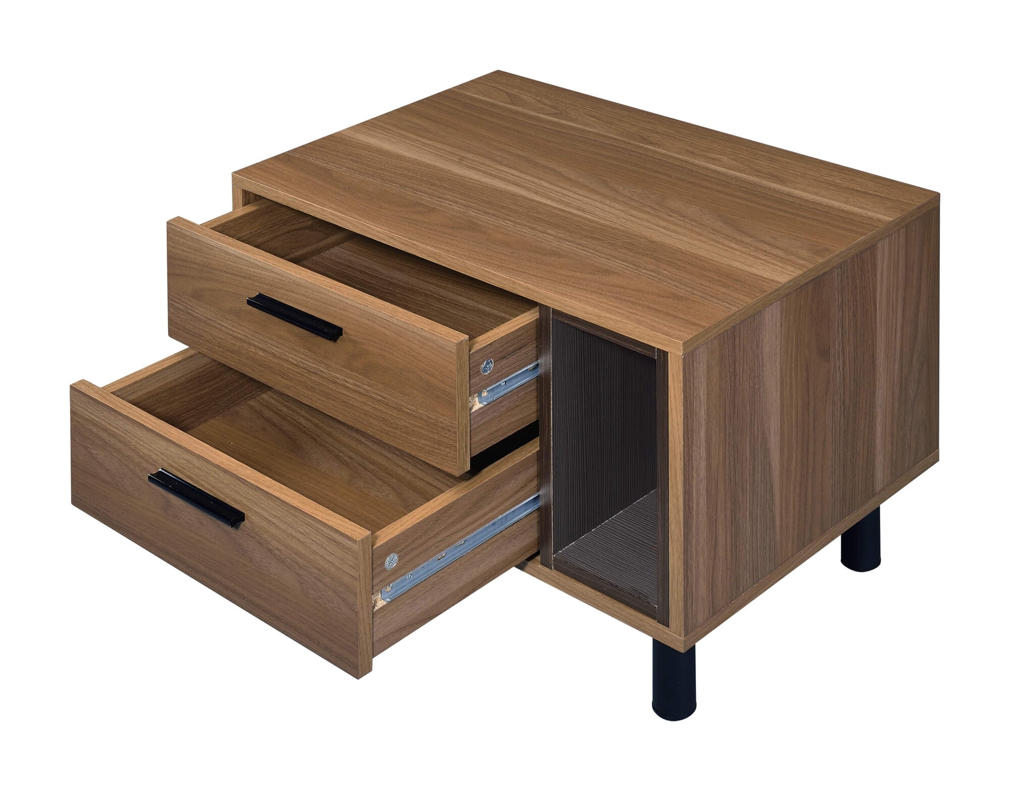Trolgar Wood/Metal Accent Table/Nightstand