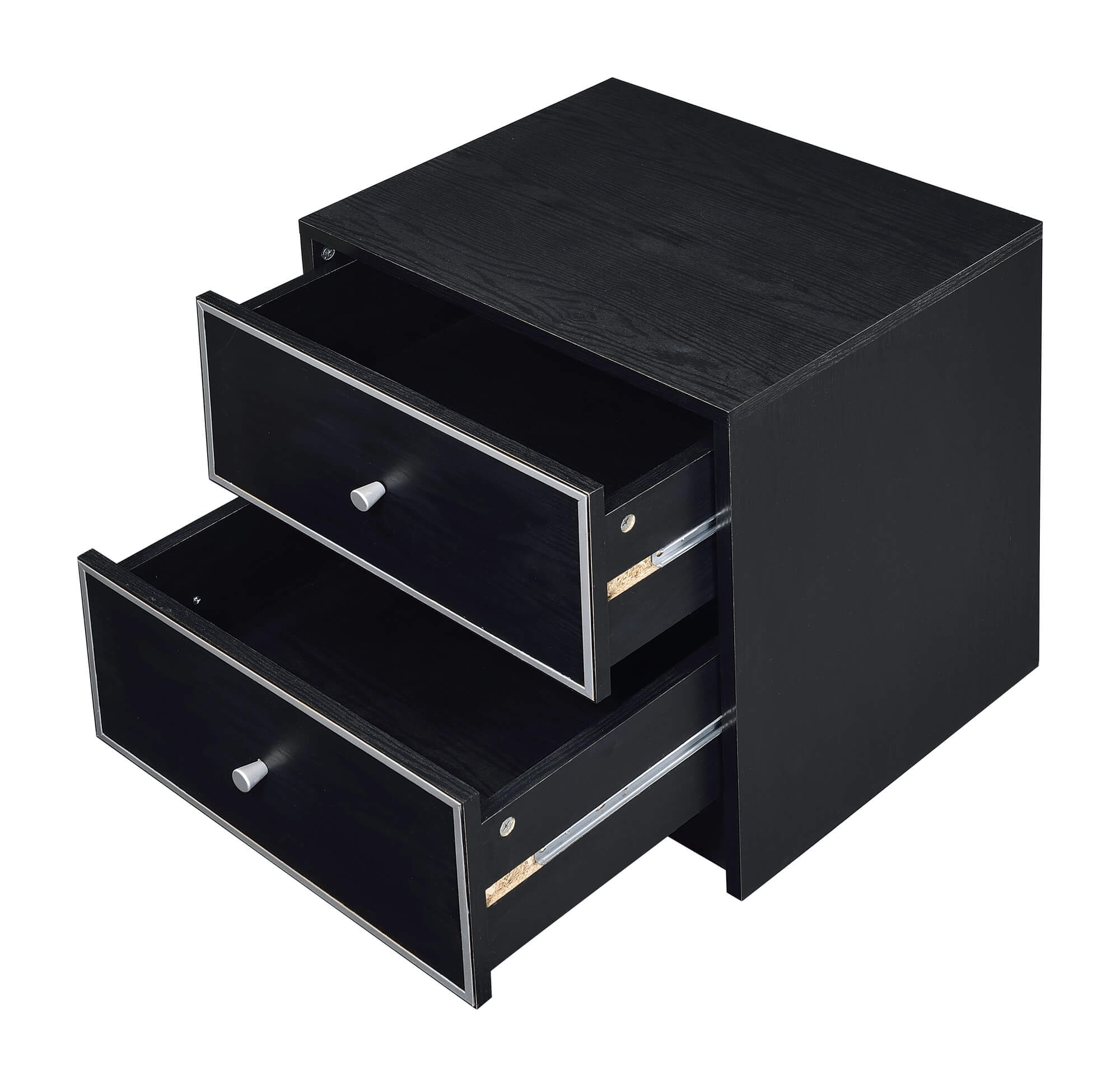 Jabir Wood/Metal Accent Table/Nightstand