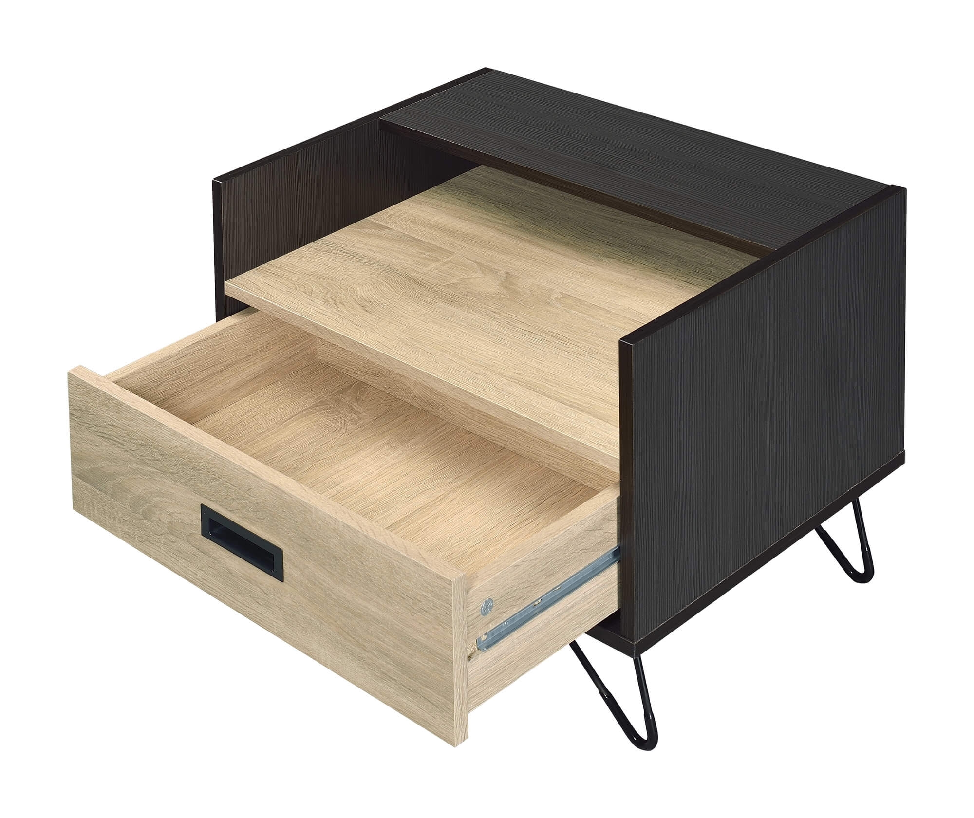Melkree Wood/Metal Accent Table/Nightstand