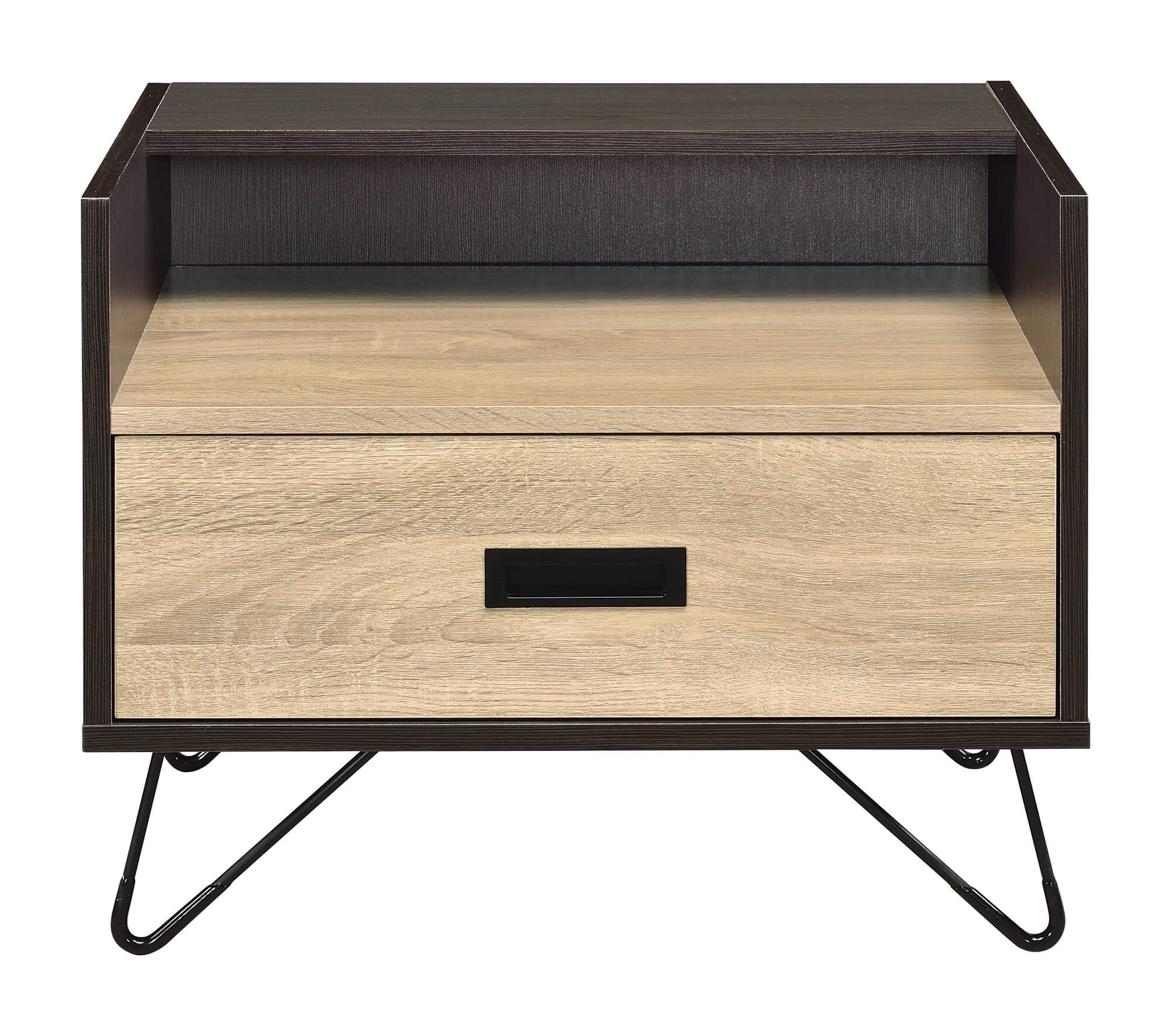 Melkree Wood/Metal Accent Table/Nightstand