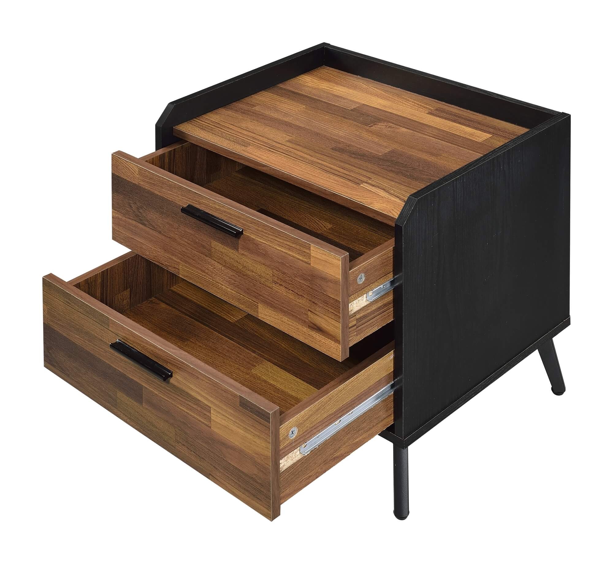 Jiranty Wood/Metal Accent Table/Nightstand