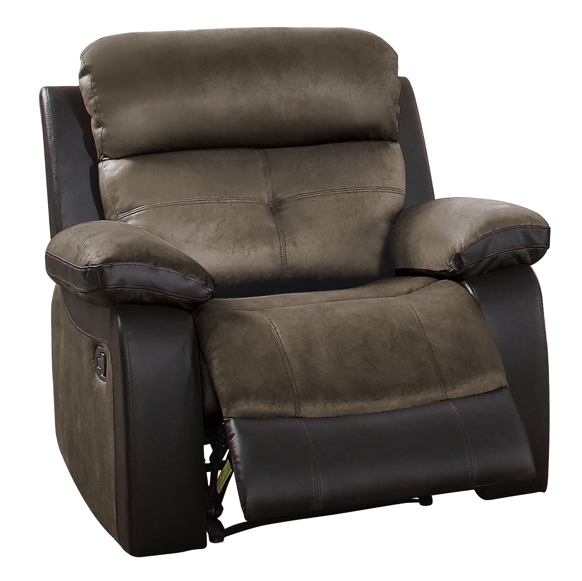 Acadia Microfiber/Bi-Cast Vinyl Reclining Chair