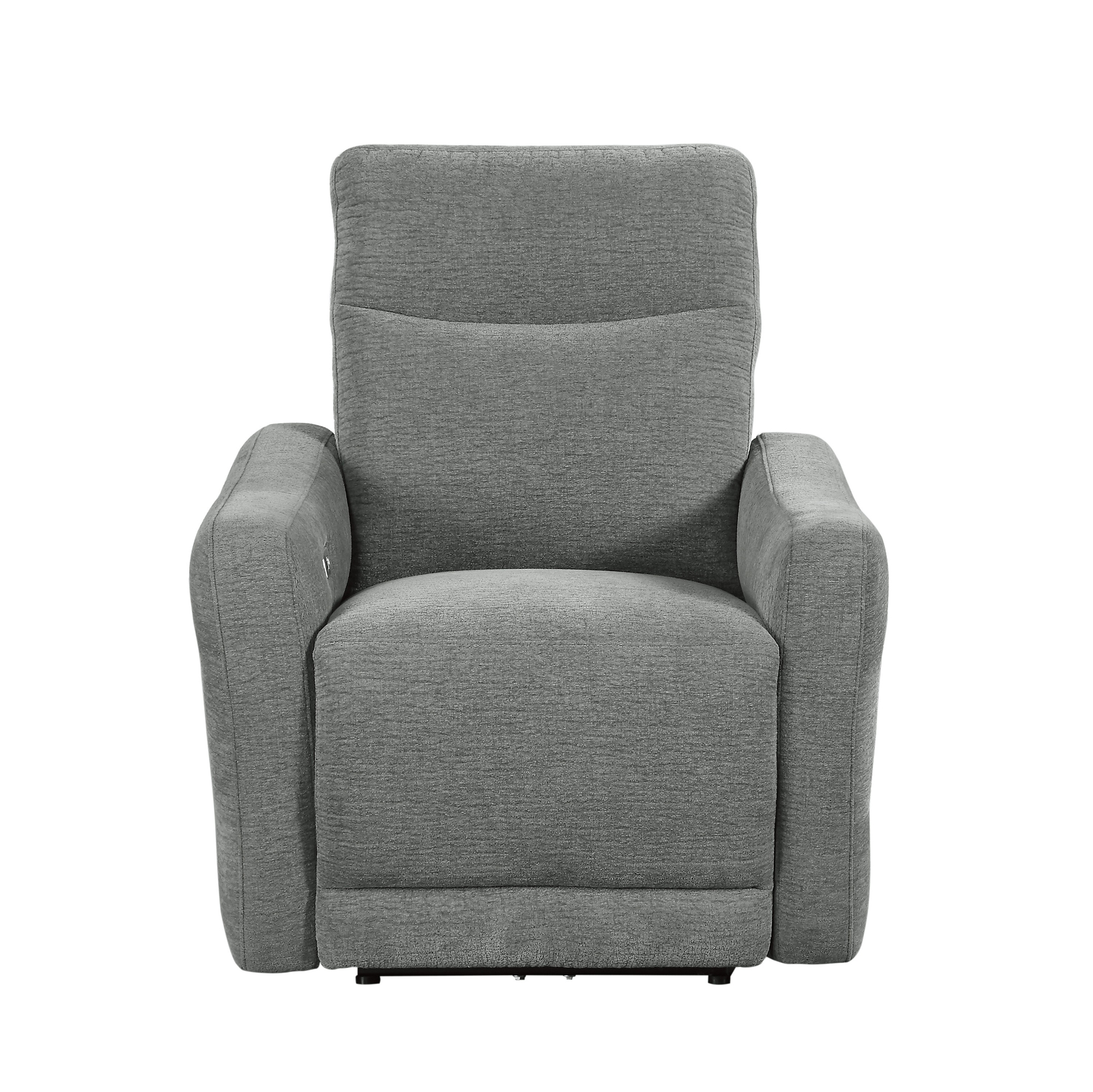 Edition Fabric Power Double Lay Flat Reclining Chair, Grey