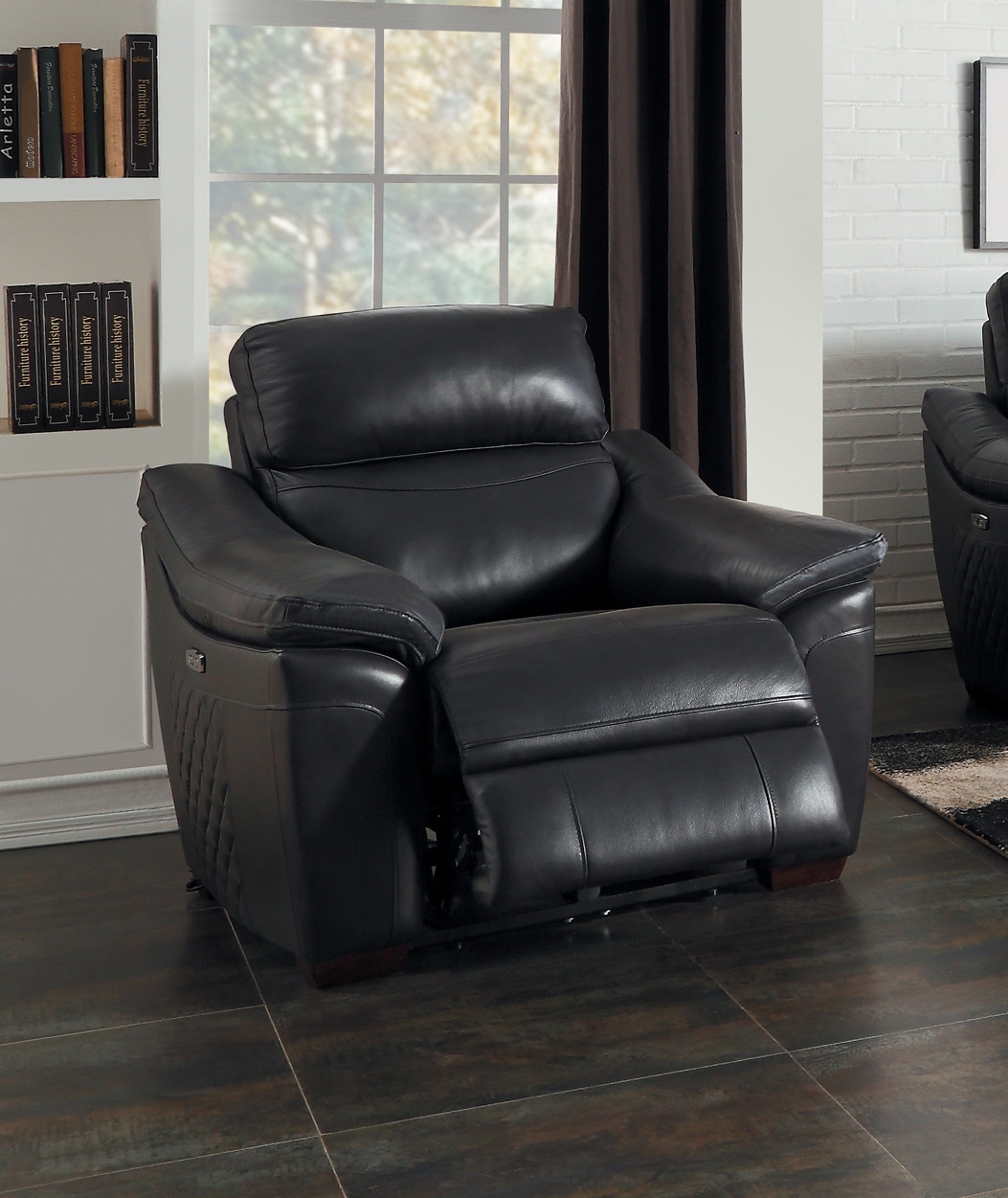 Renzo Leather/Bi-Cast Vinyl Power Reclining Chair