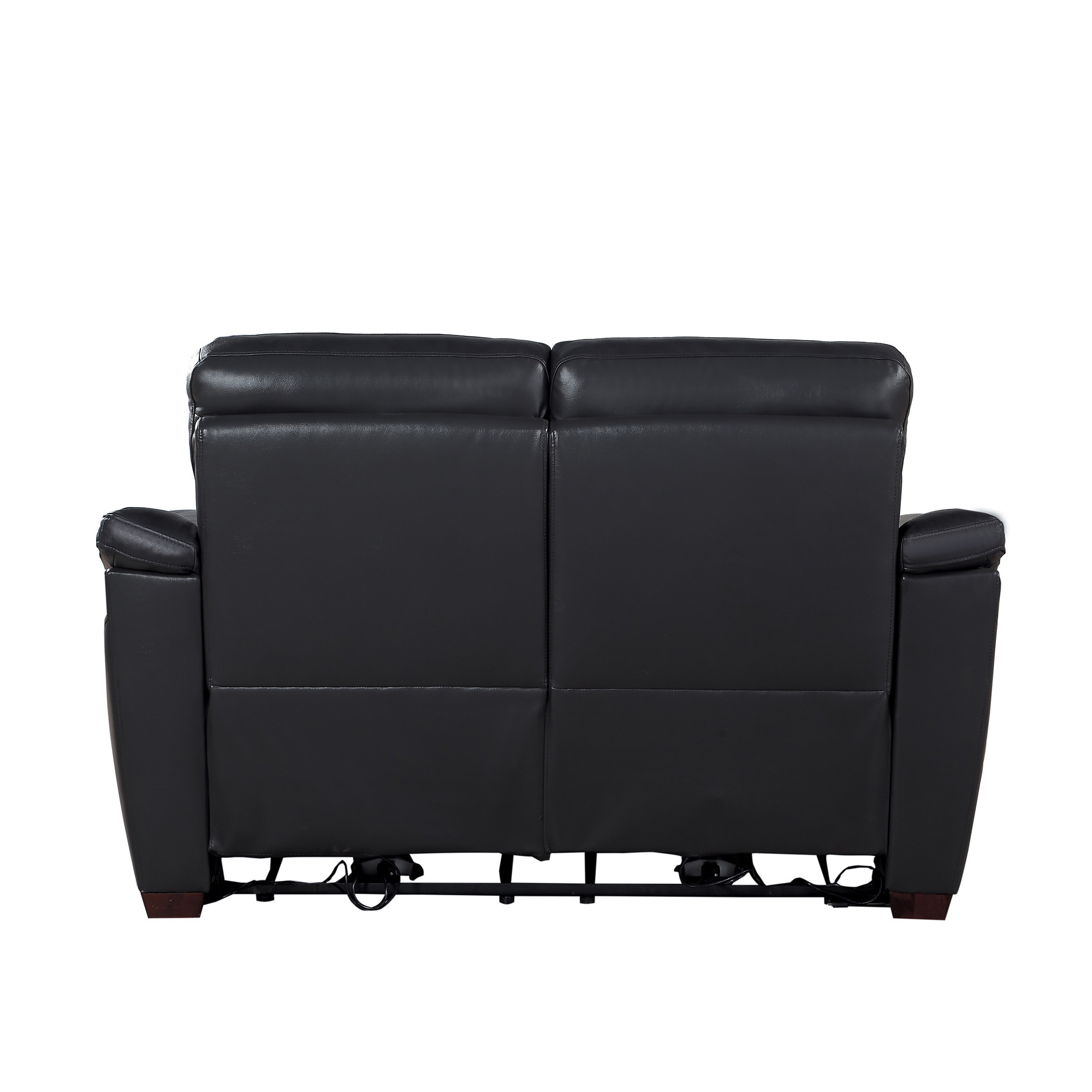 Renzo Leather/Bi-Cast Vinyl Power Double Reclining Loveseat