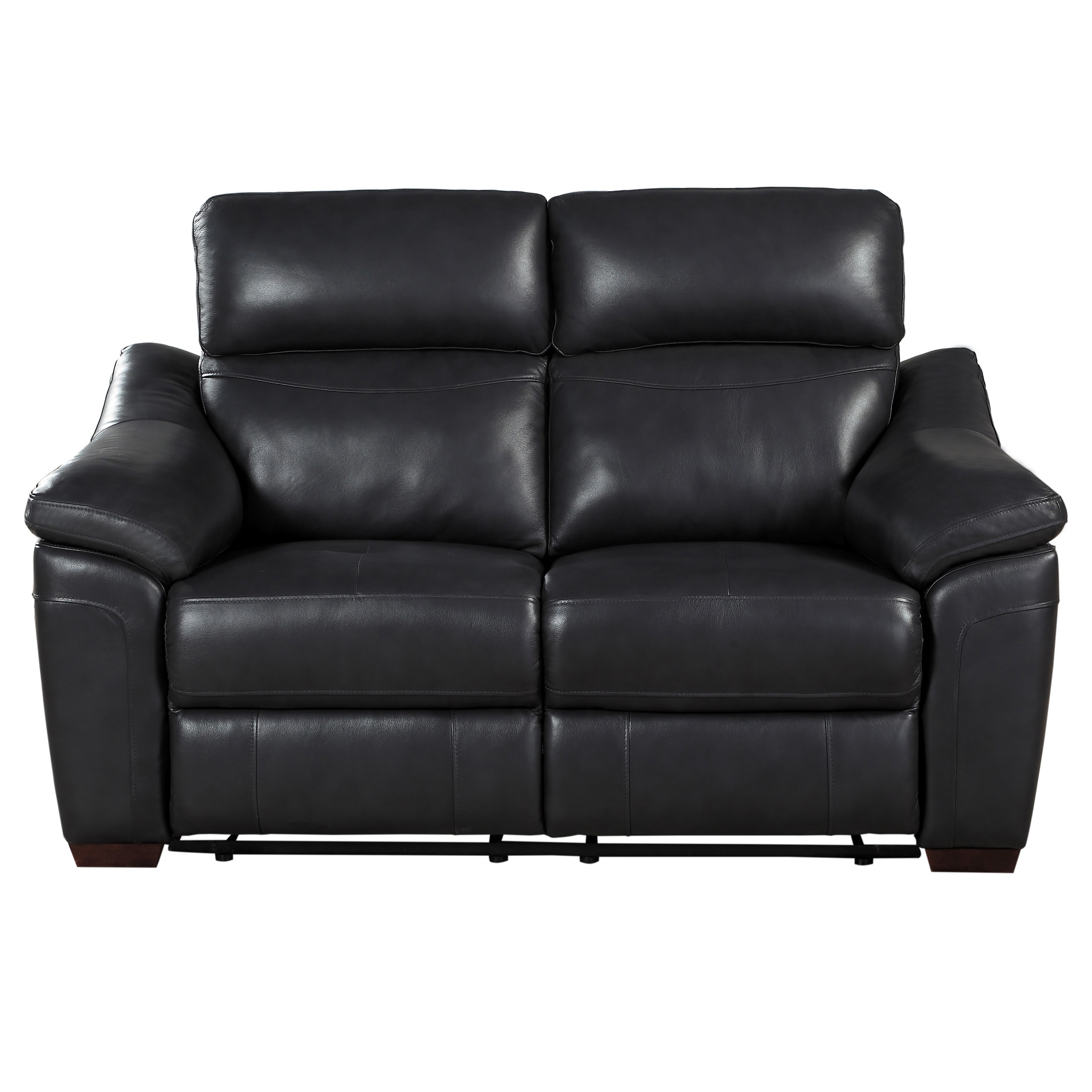 Renzo Leather/Bi-Cast Vinyl Power Double Reclining Loveseat