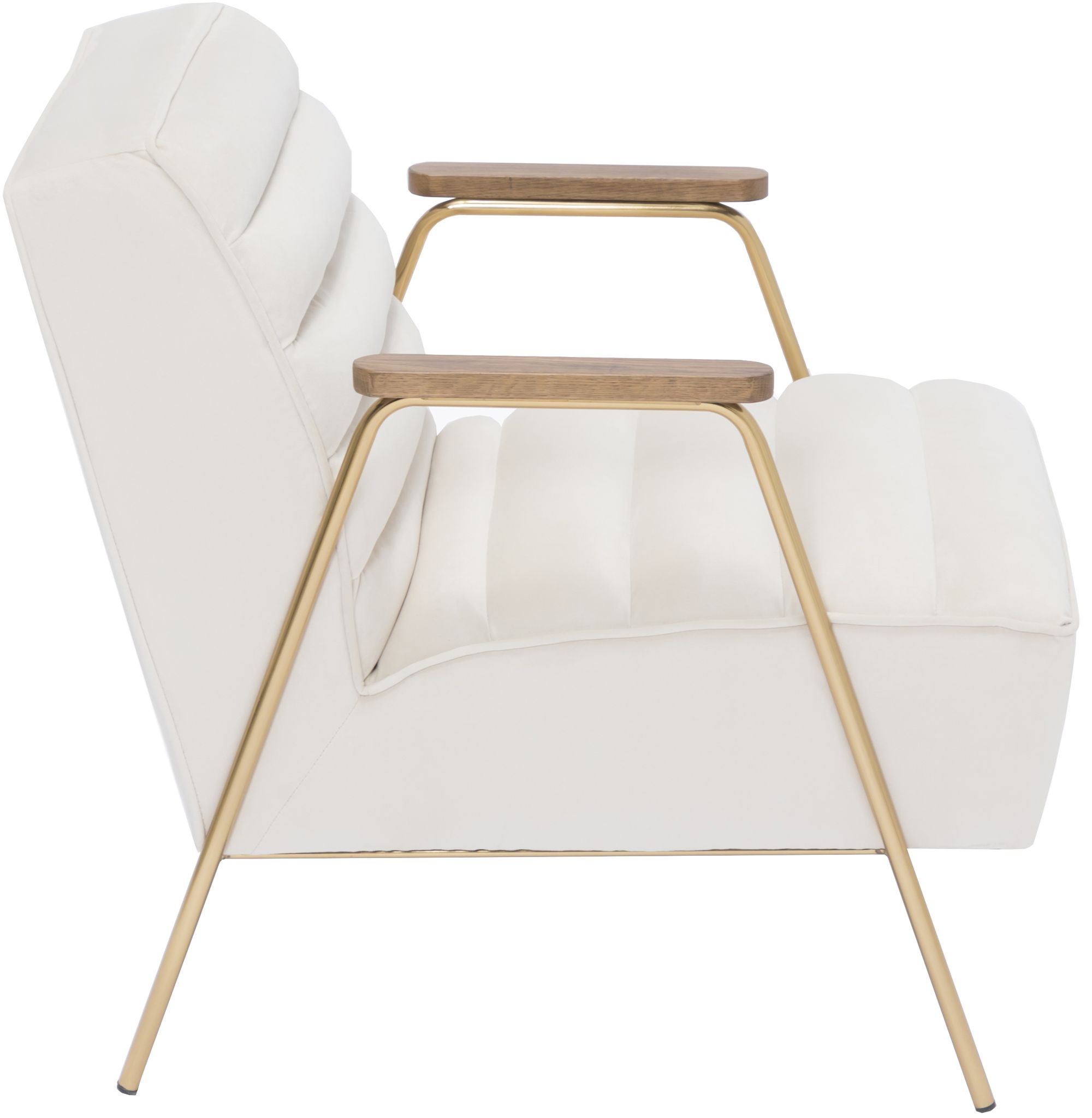 Woodford Velvet Accent Chair